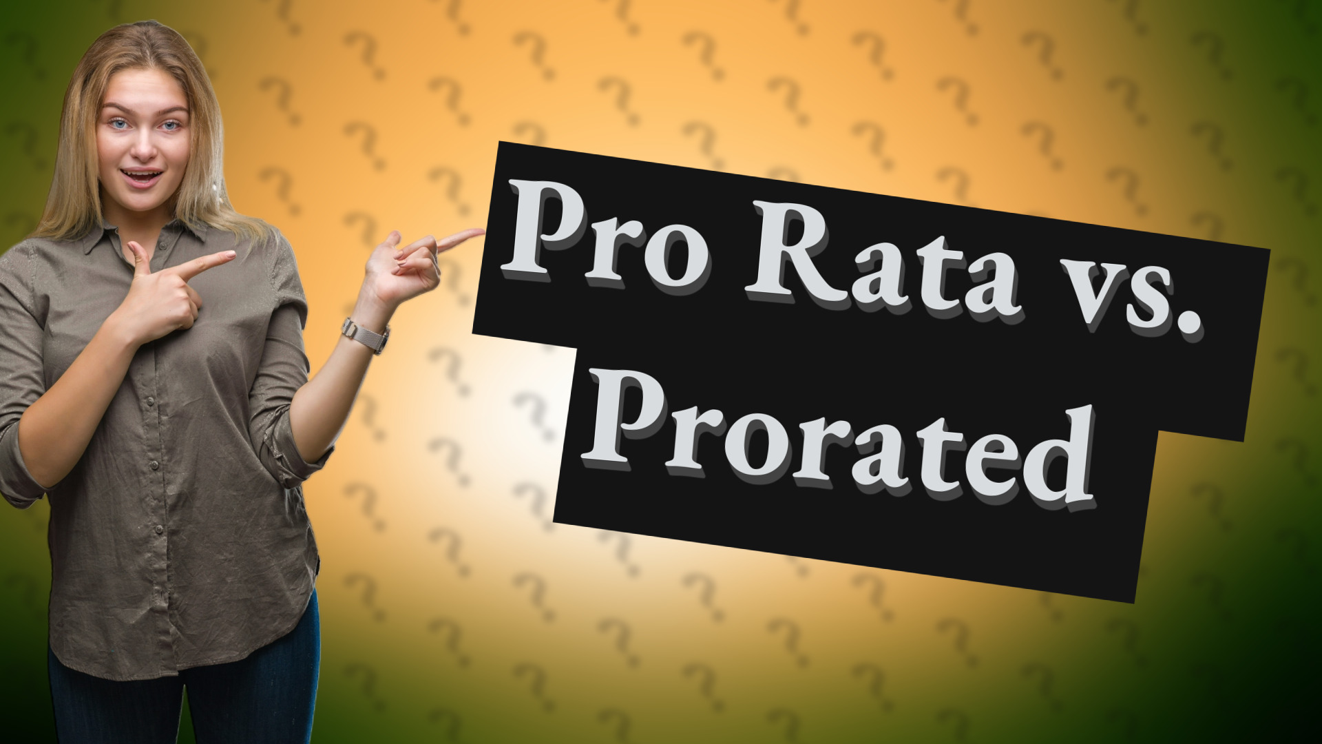 Pro Rata vs. Prorated