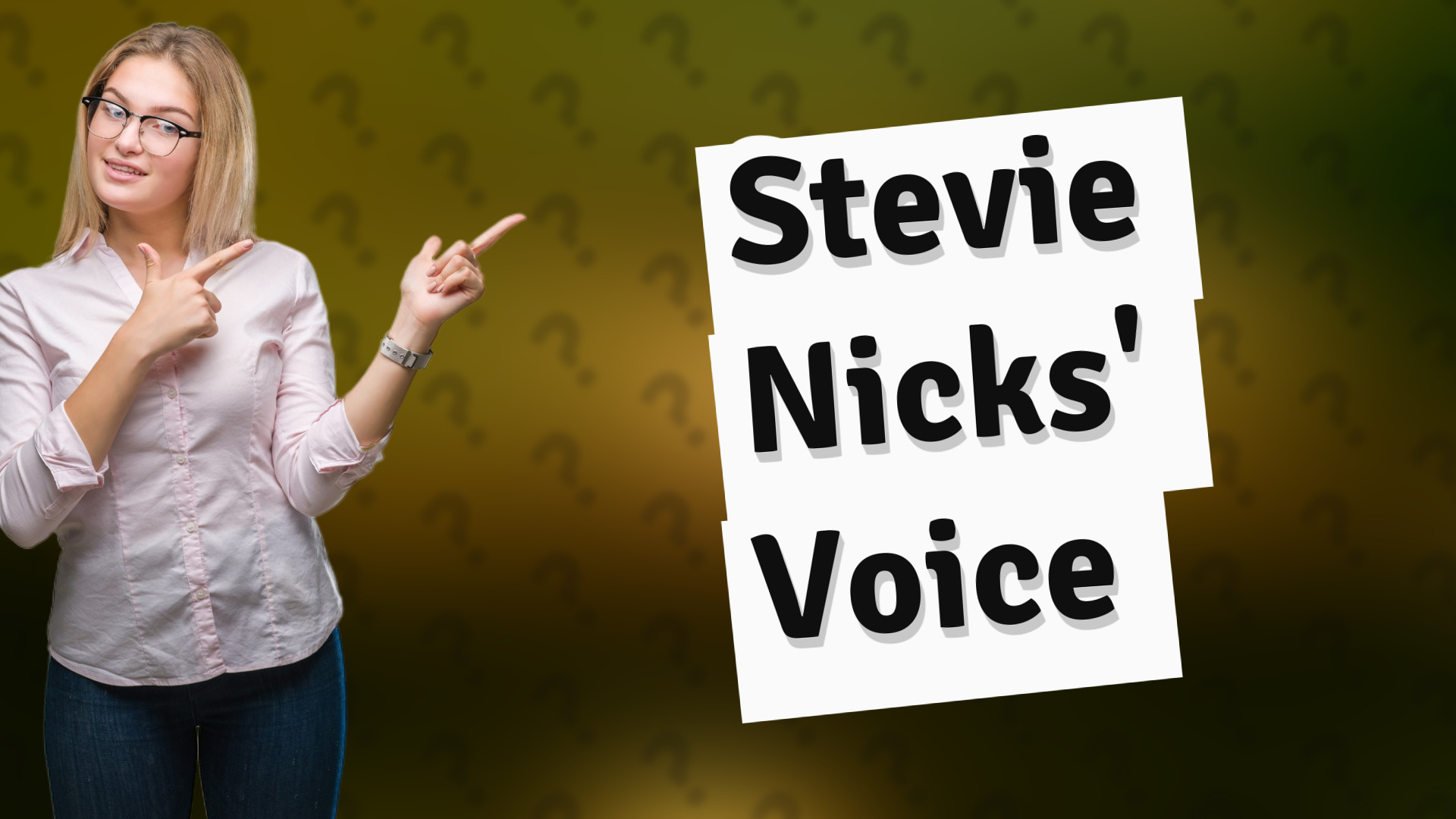 Stevie Nicks' Voice