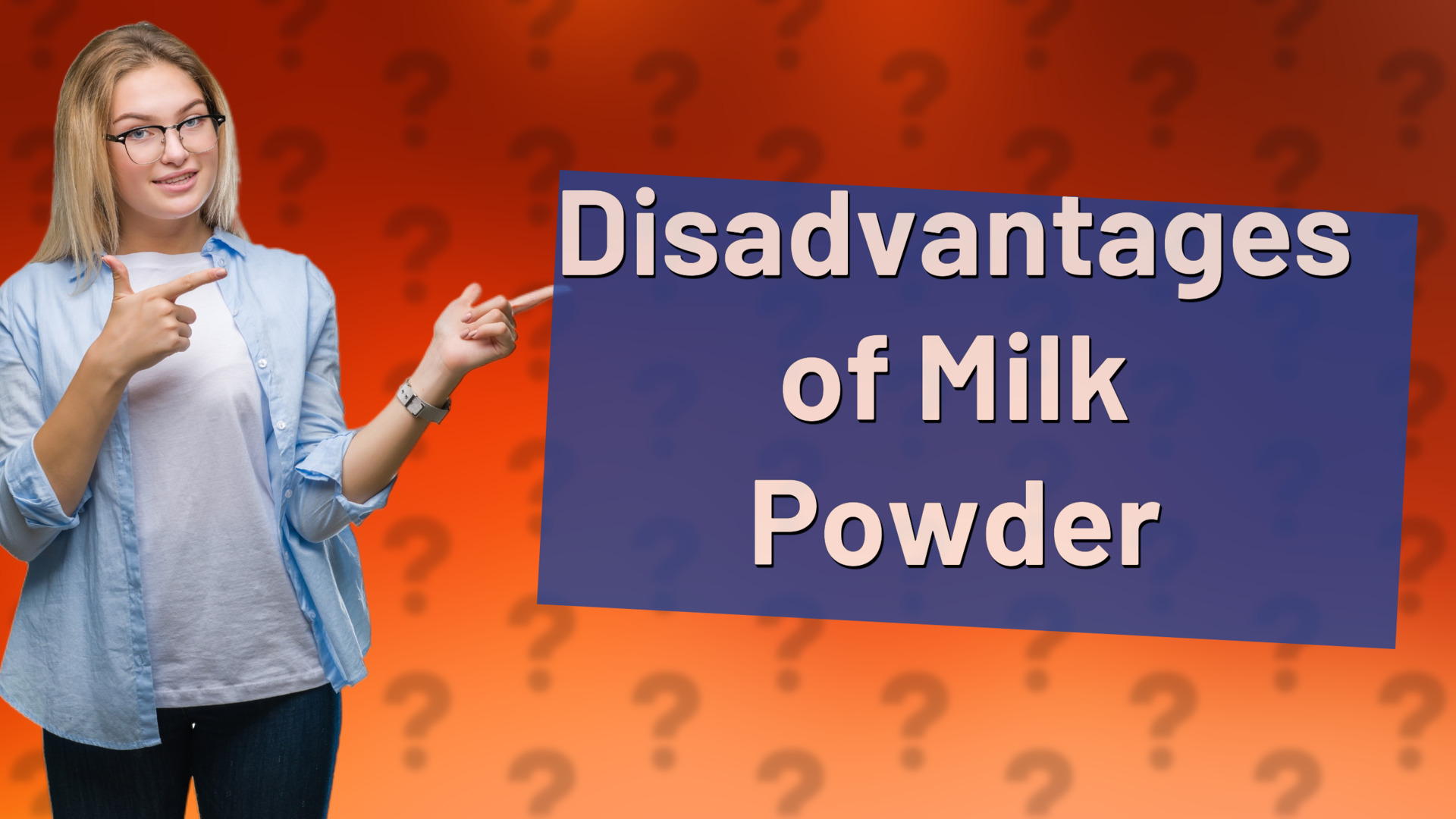 Disadvantages of Milk Powder