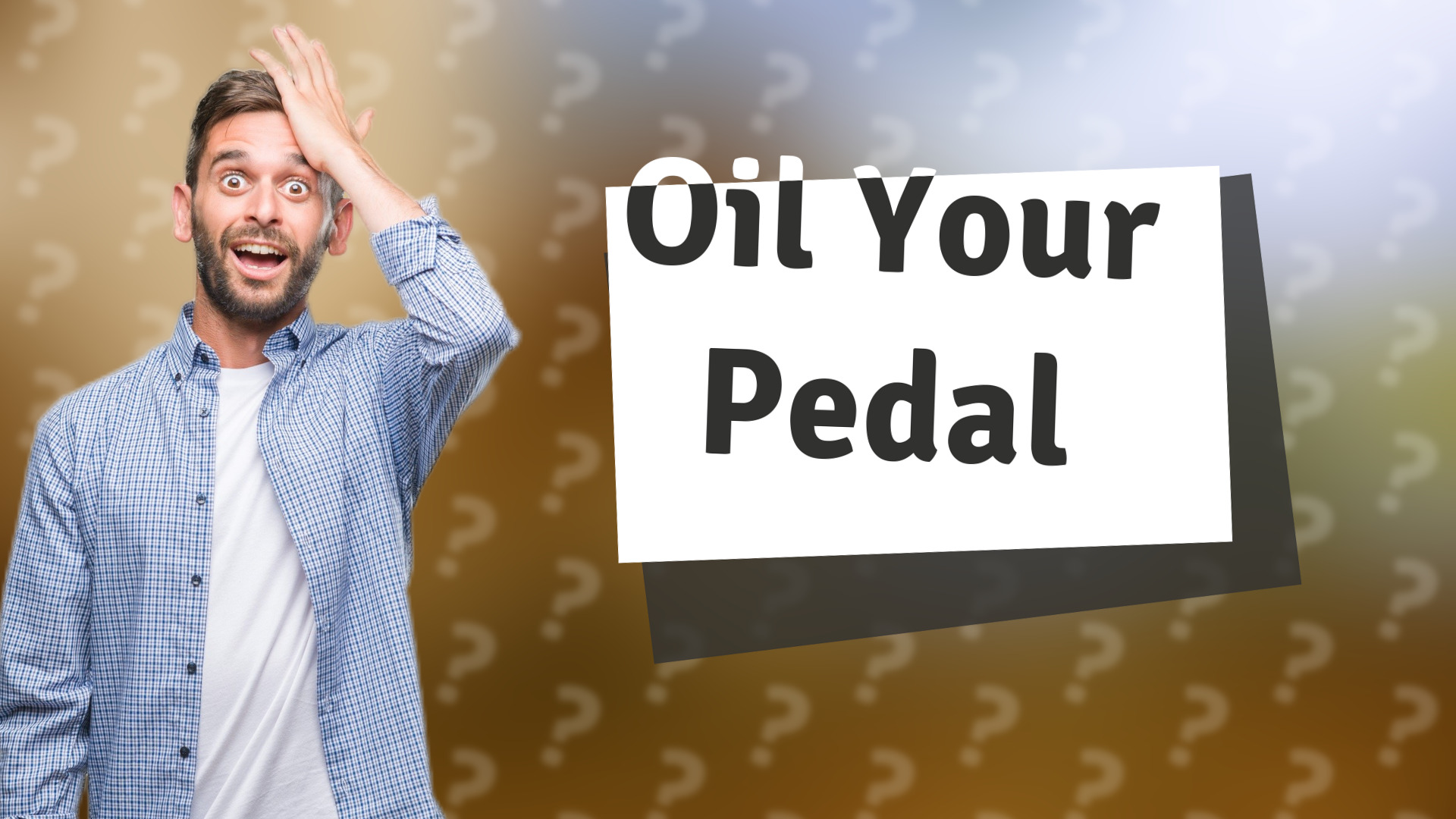 Oil Your Pedal