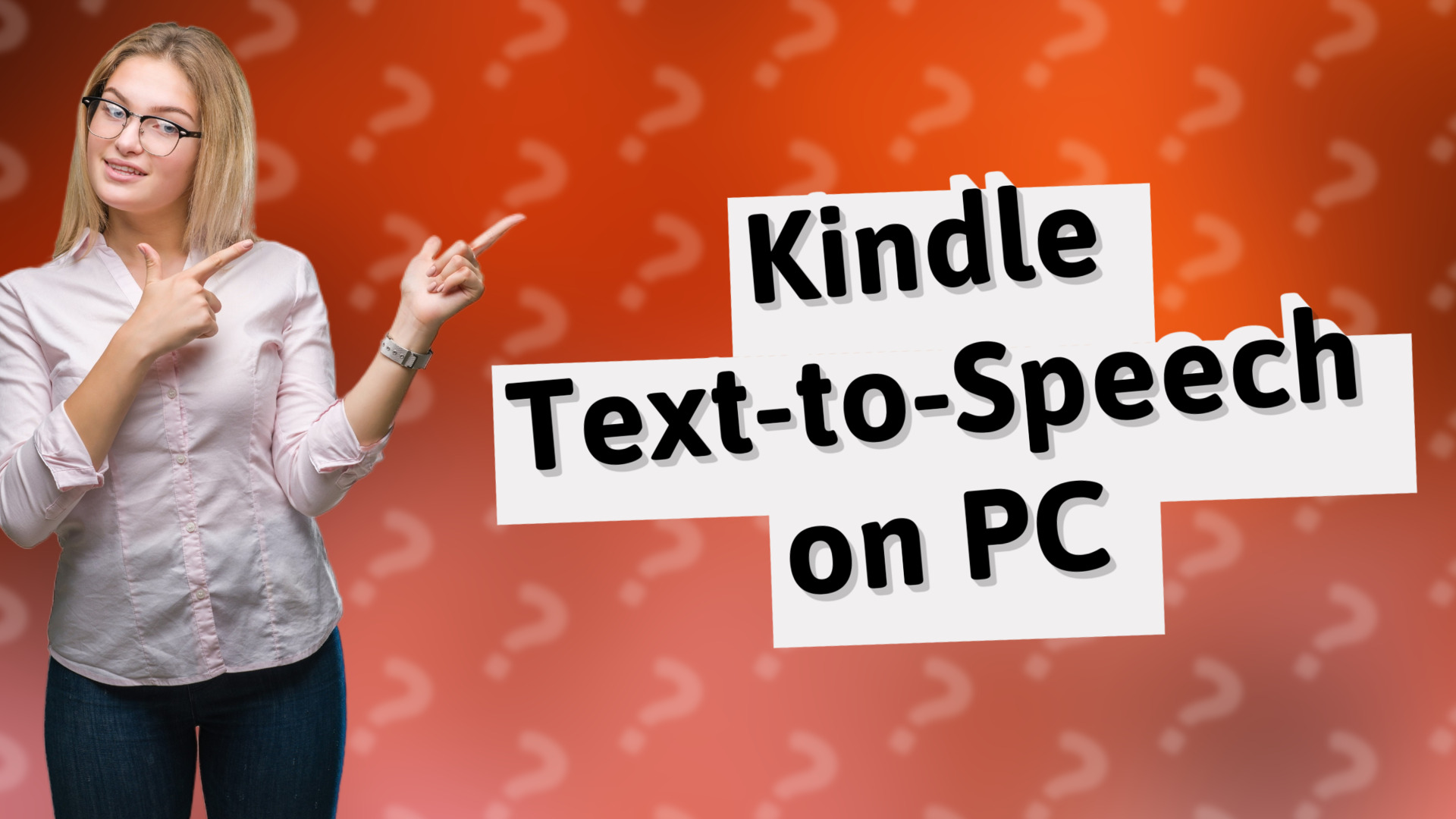 Kindle Text-to-Speech on PC