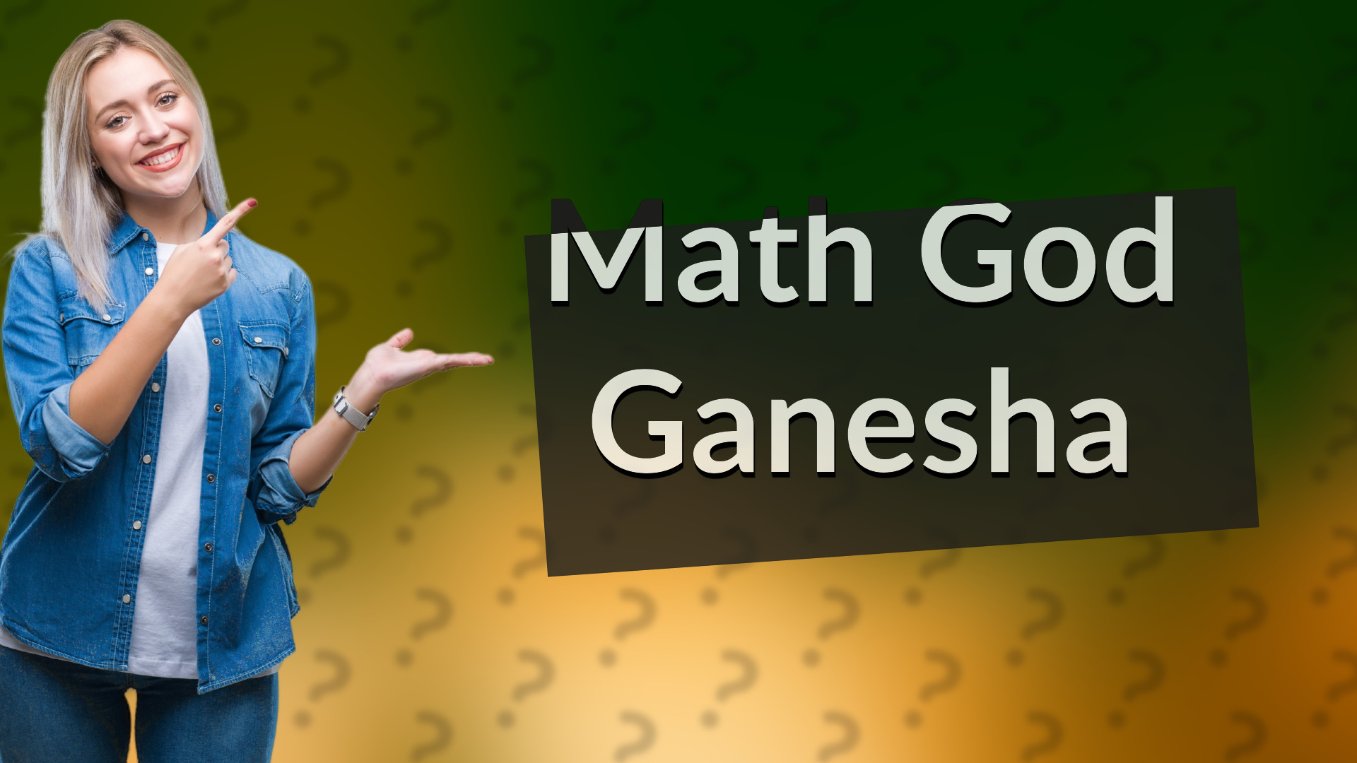 Math God Ganesha