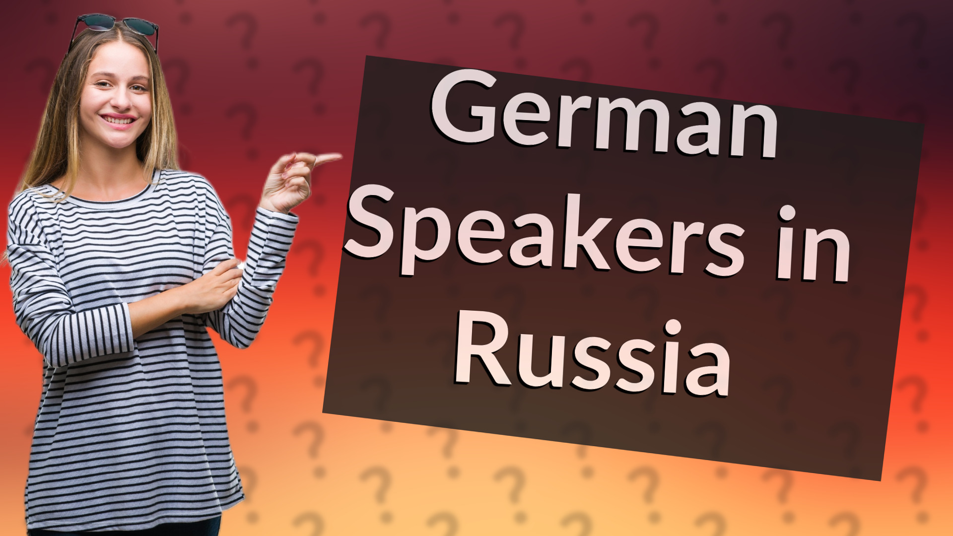 German Speakers in Russia