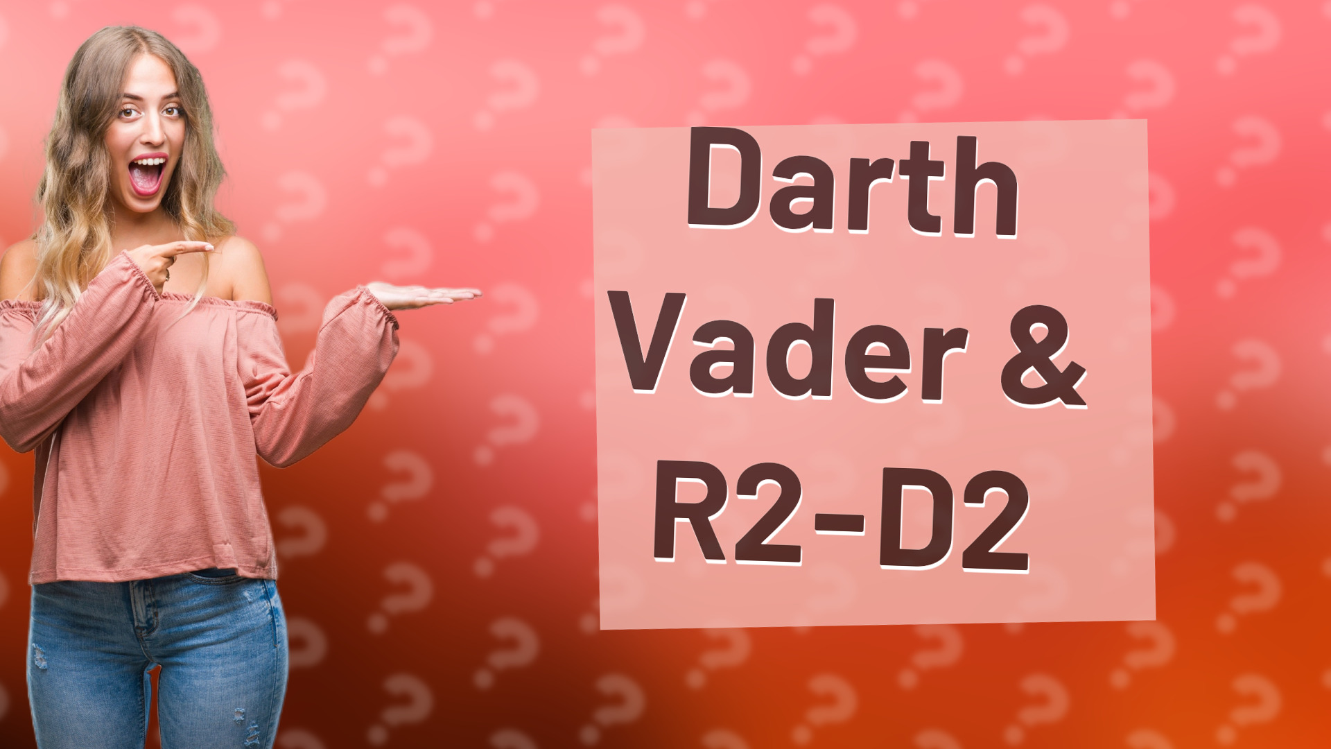 Darth Vader & R2-D2