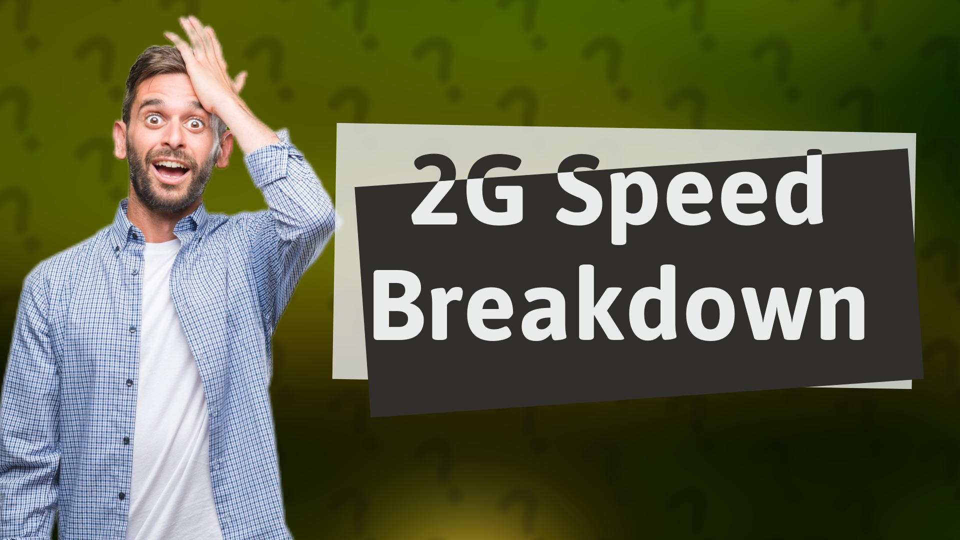 2G Speed Breakdown
