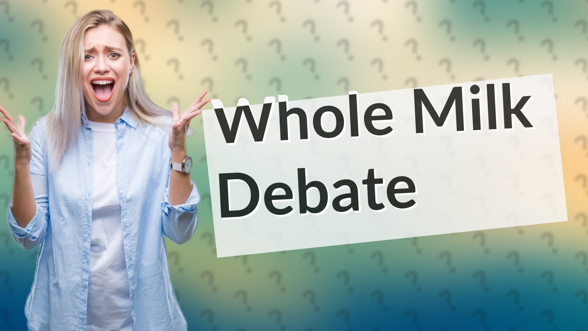 Whole Milk Debate