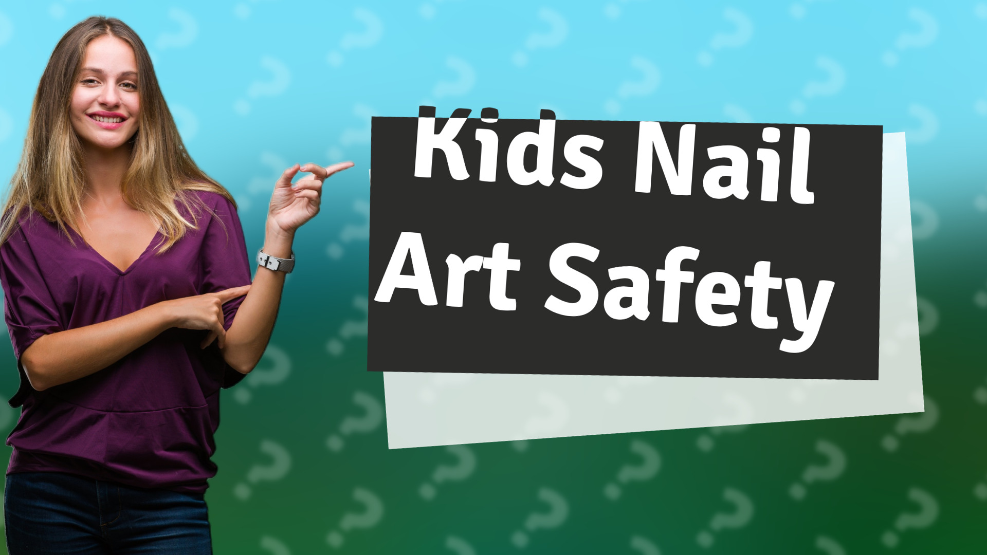 Kids Nail Art Safety