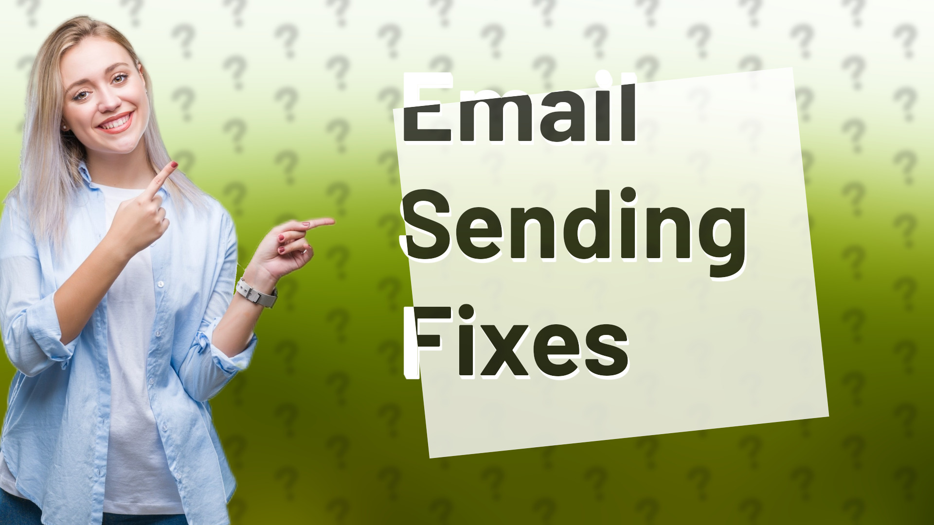 Email Sending Fixes