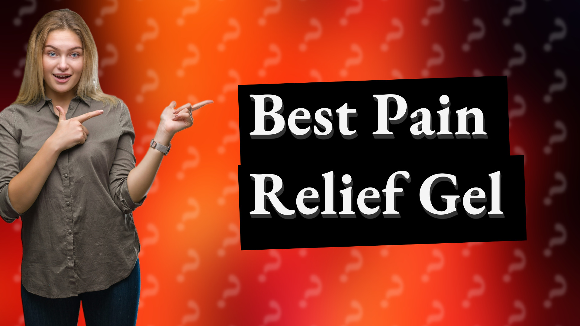 Best Pain Relief Gel