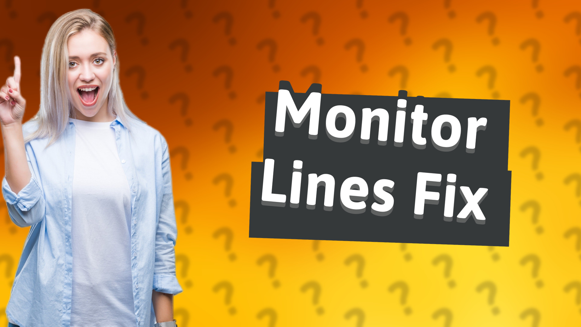 Monitor Lines Fix