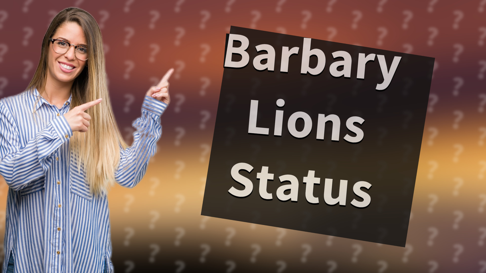 Barbary Lions Status