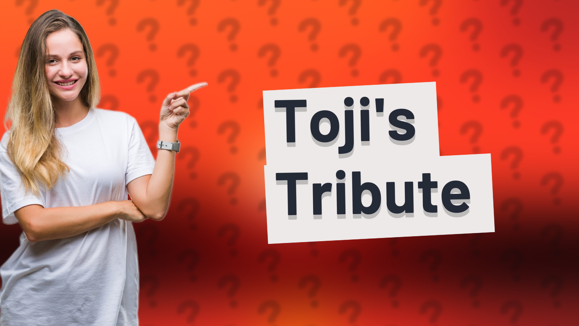 Toji's Tribute