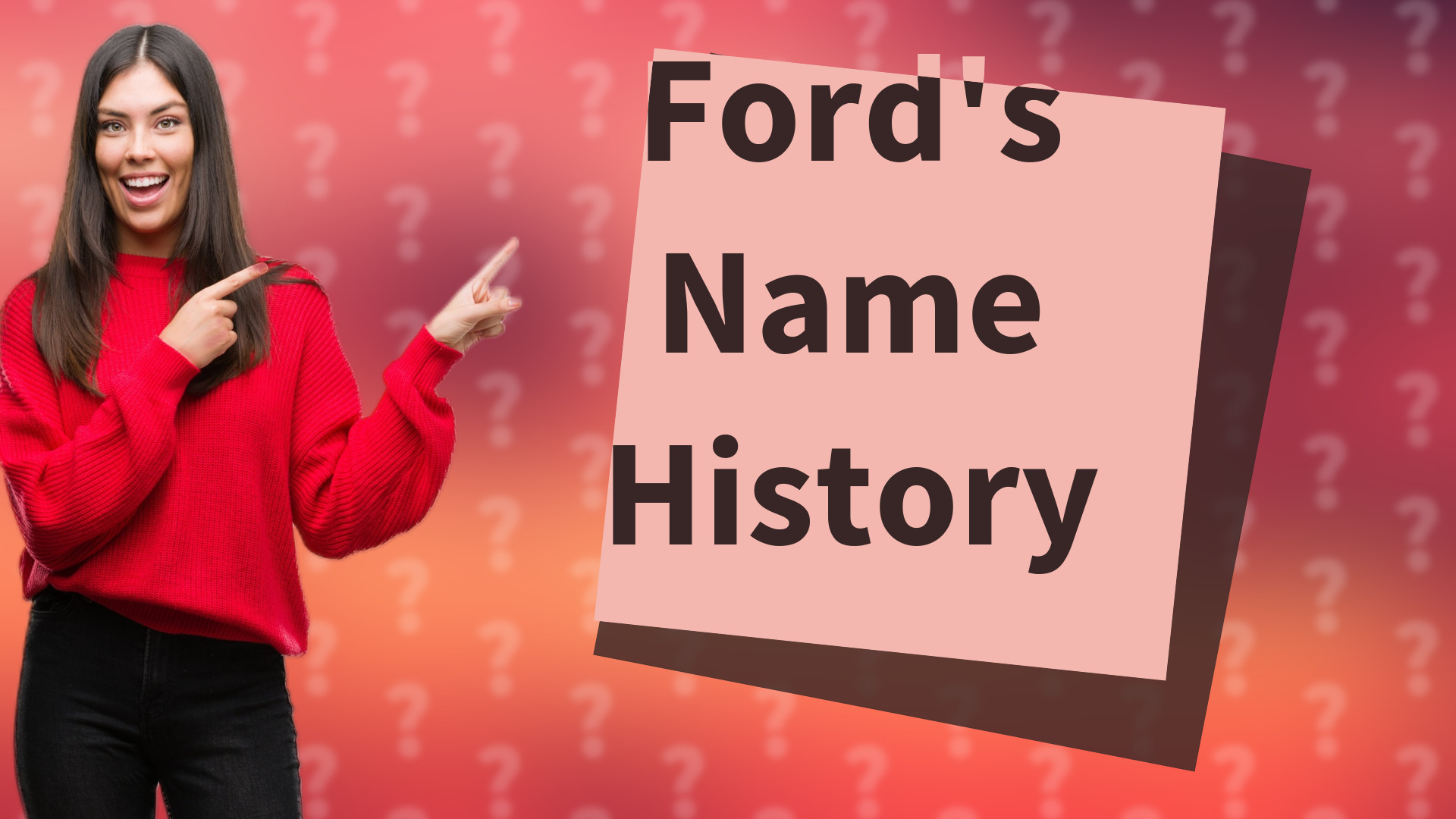 Ford's Name History