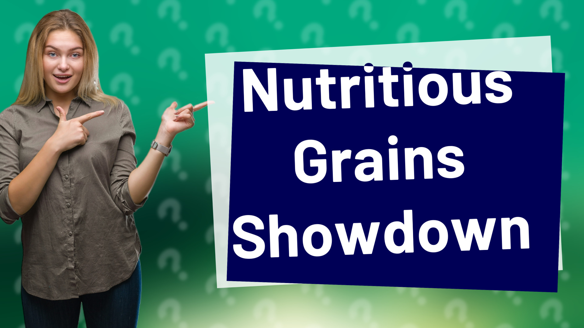 Nutritious Grains Showdown