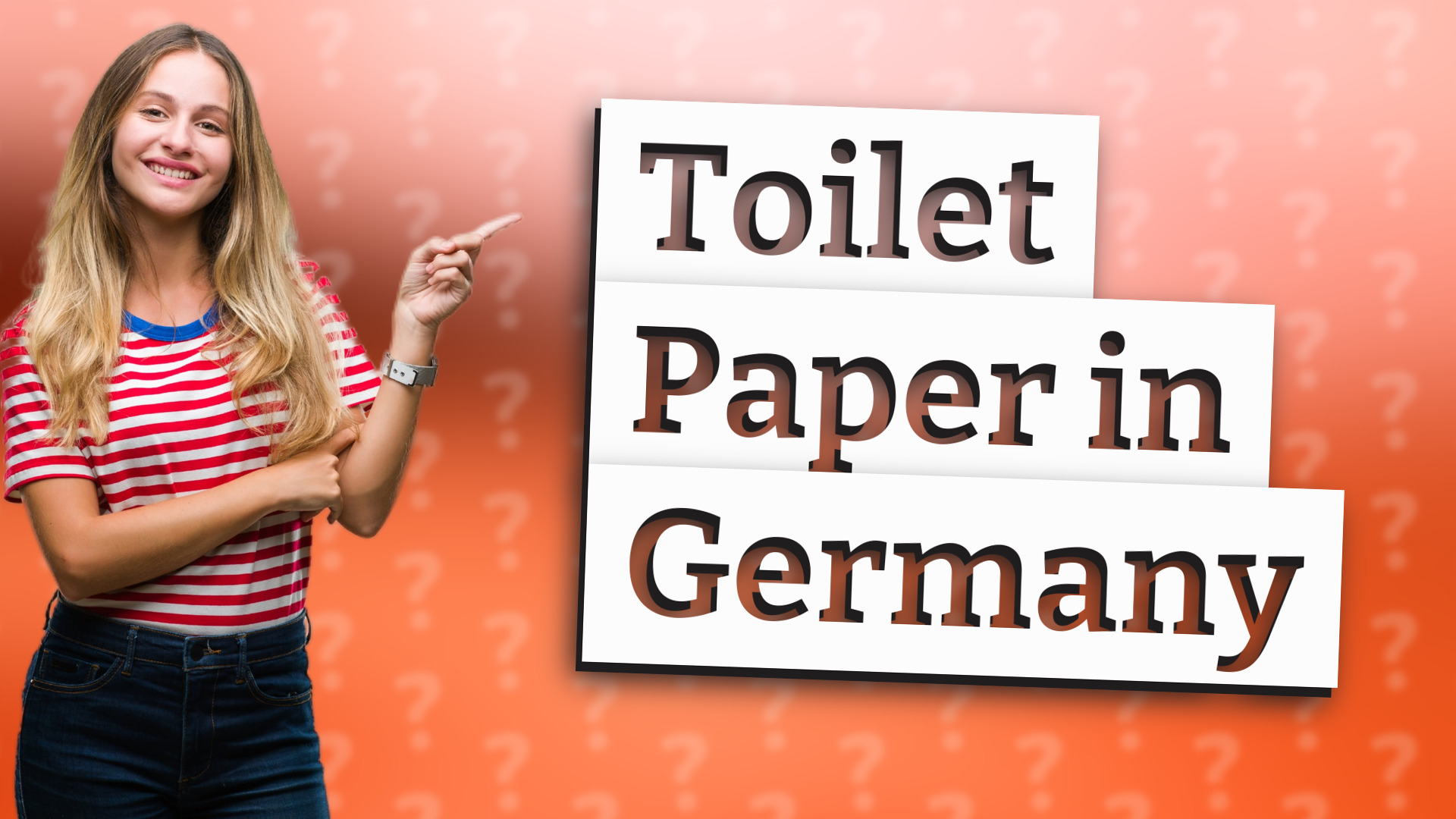Toilet Paper in Germany