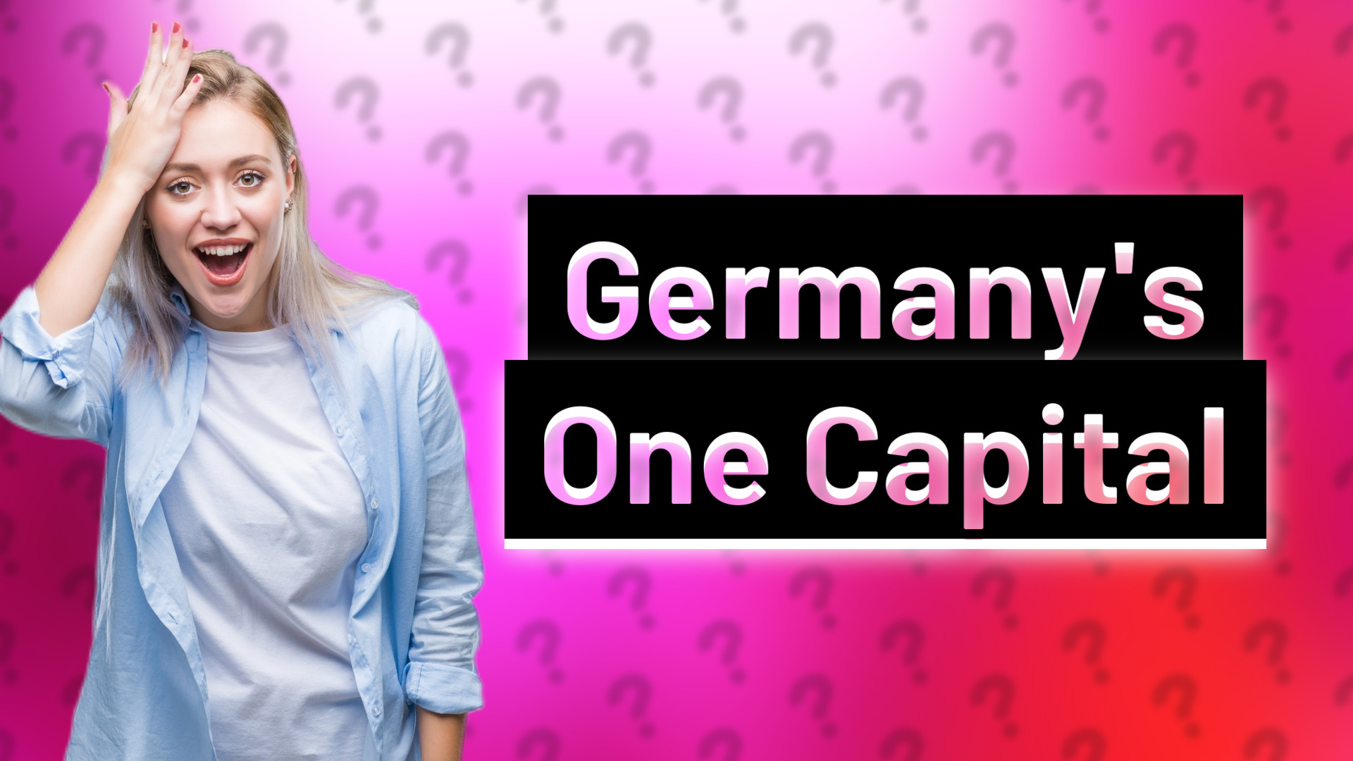 Germany's One Capital