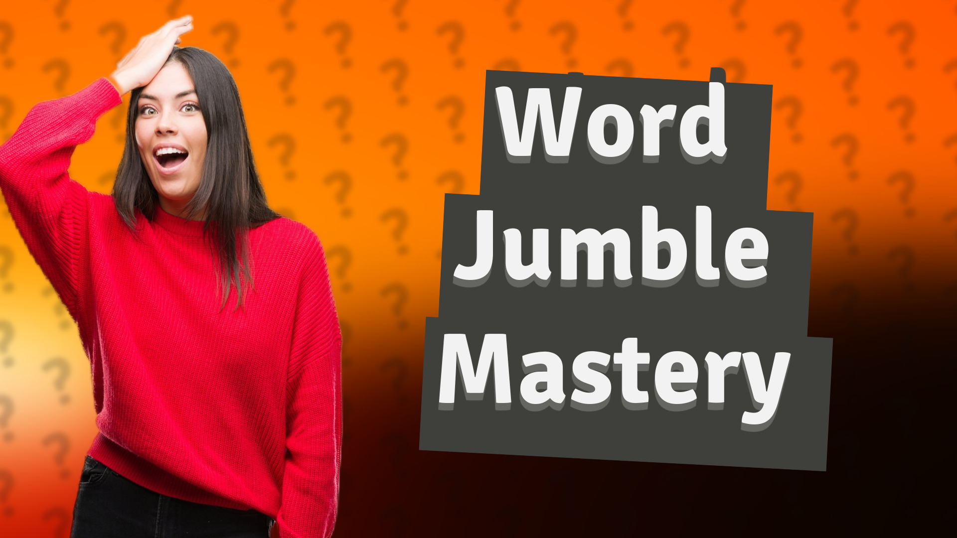 Word Jumble Mastery