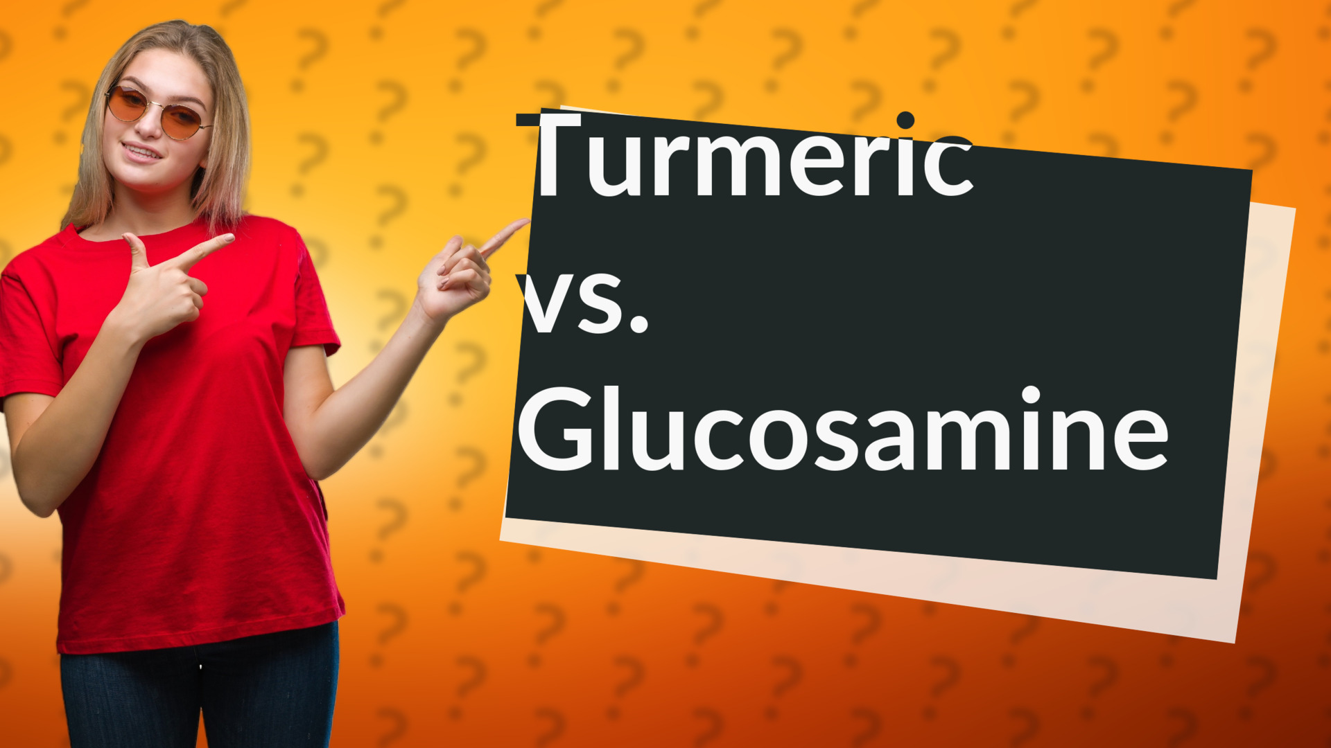 Turmeric vs. Glucosamine