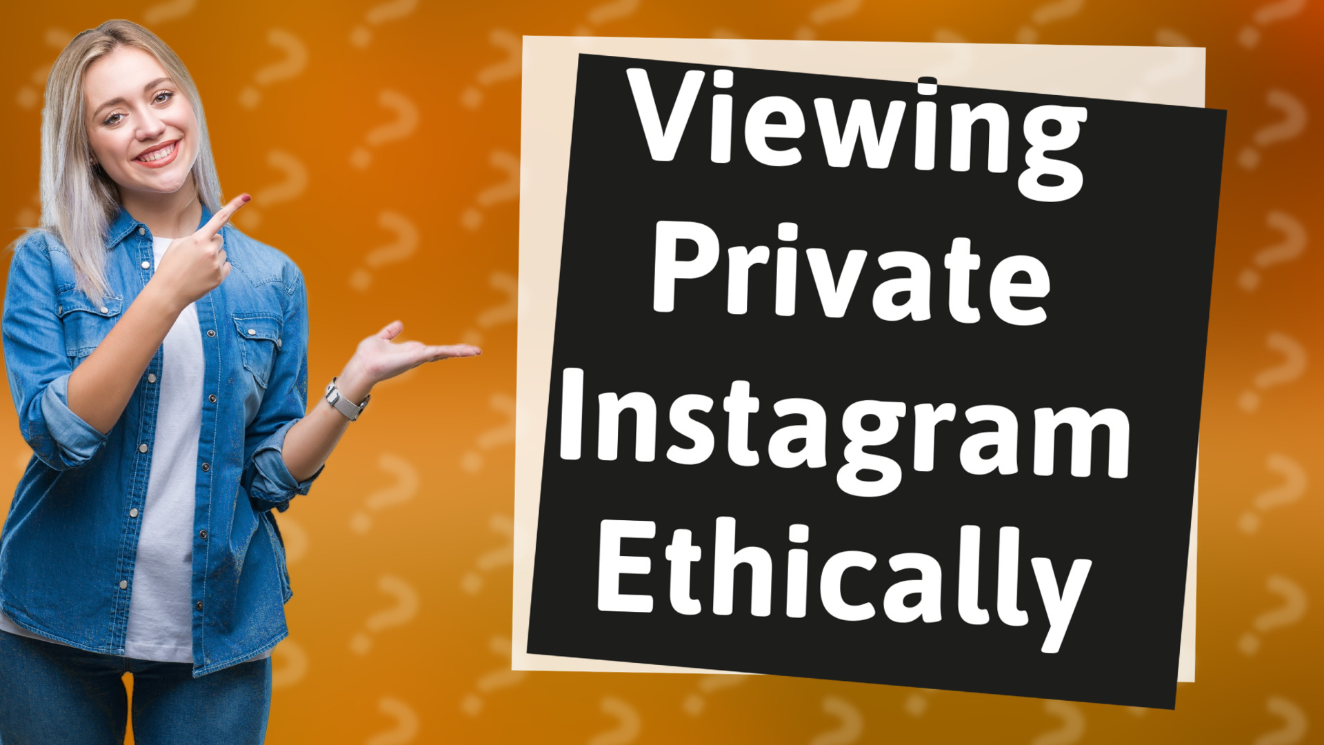 Viewing Private Instagram Ethically