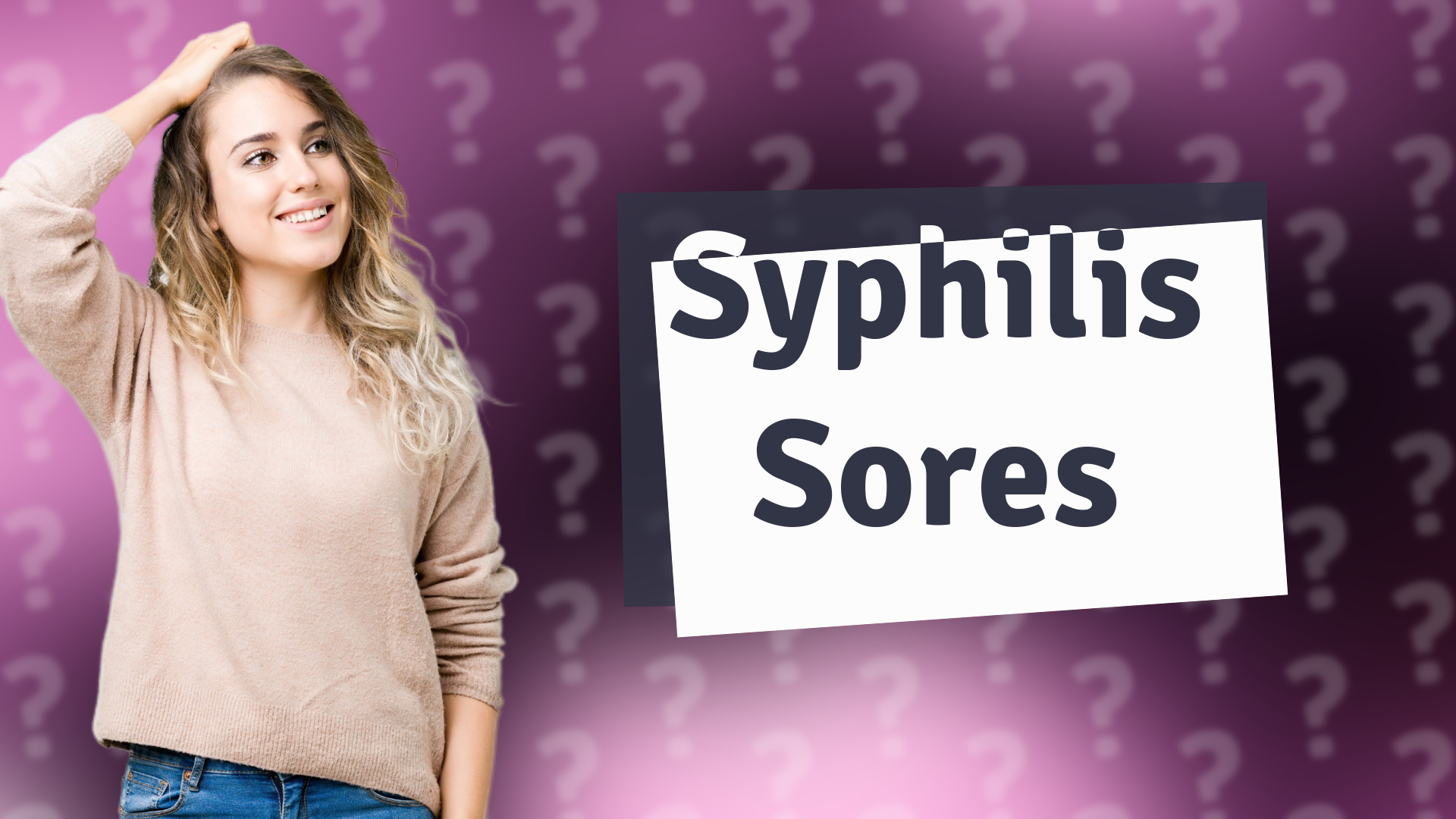 Syphilis Sores