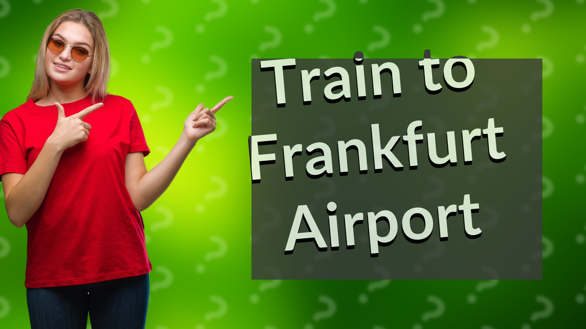 Train to Frankfurt Airport