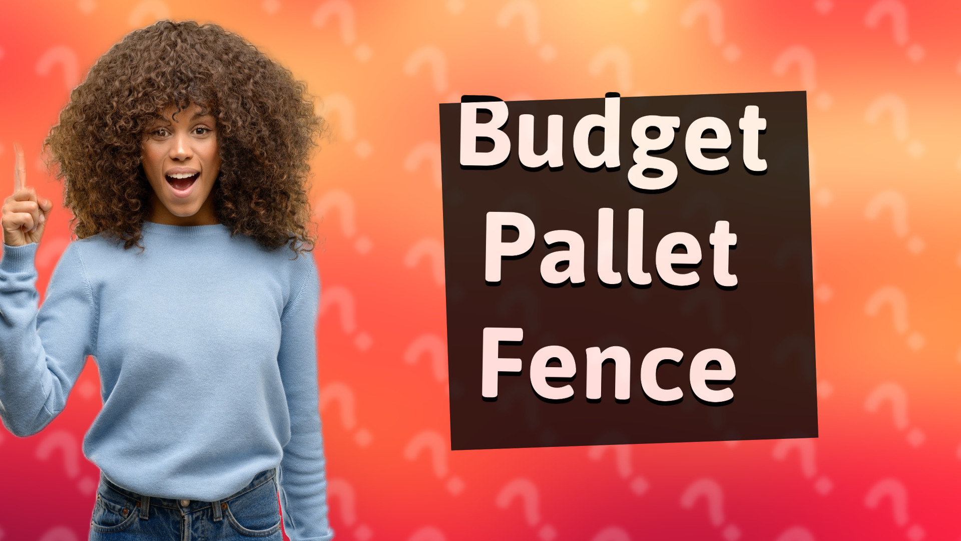 Budget Pallet Fence