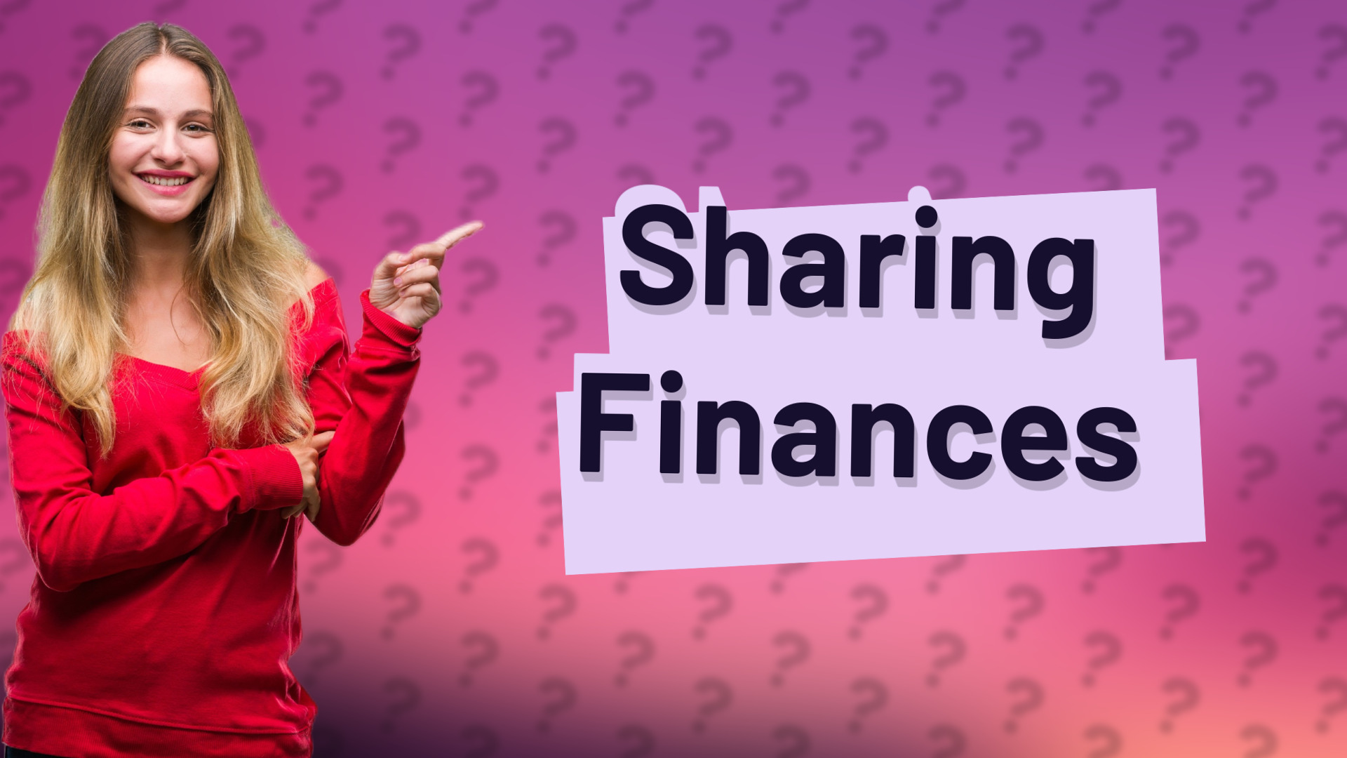 Sharing Finances