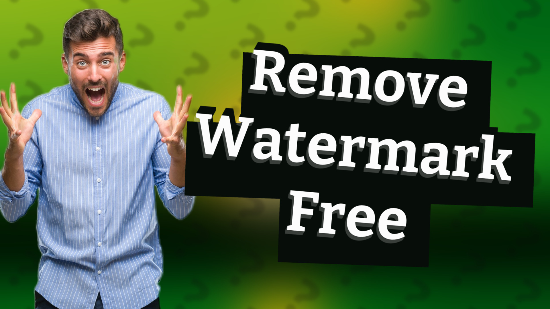 Remove Watermark Free