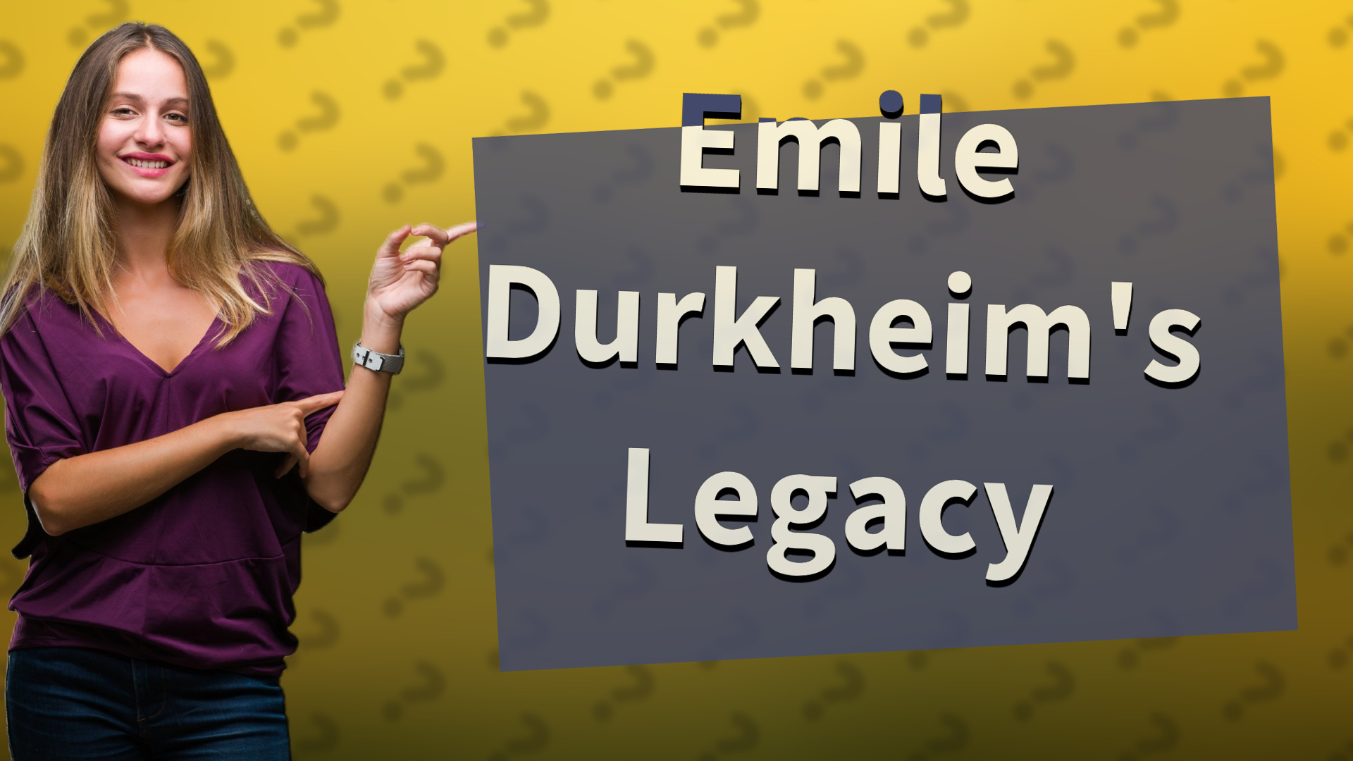Emile Durkheim's Legacy