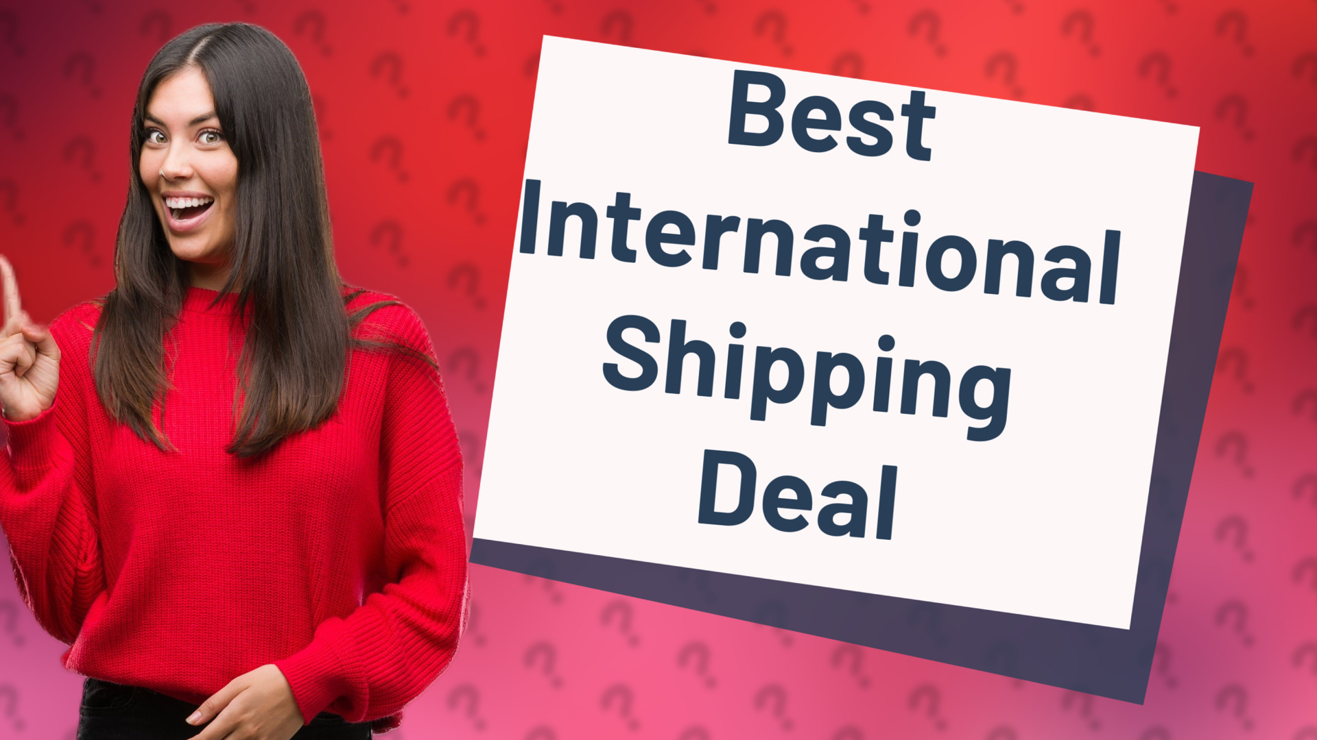 Best International Shipping Deal