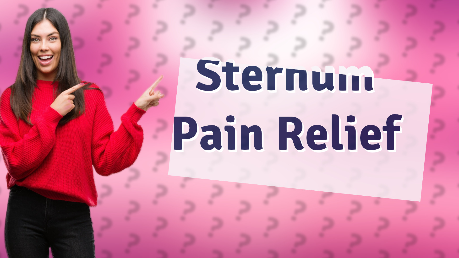 Sternum Pain Relief