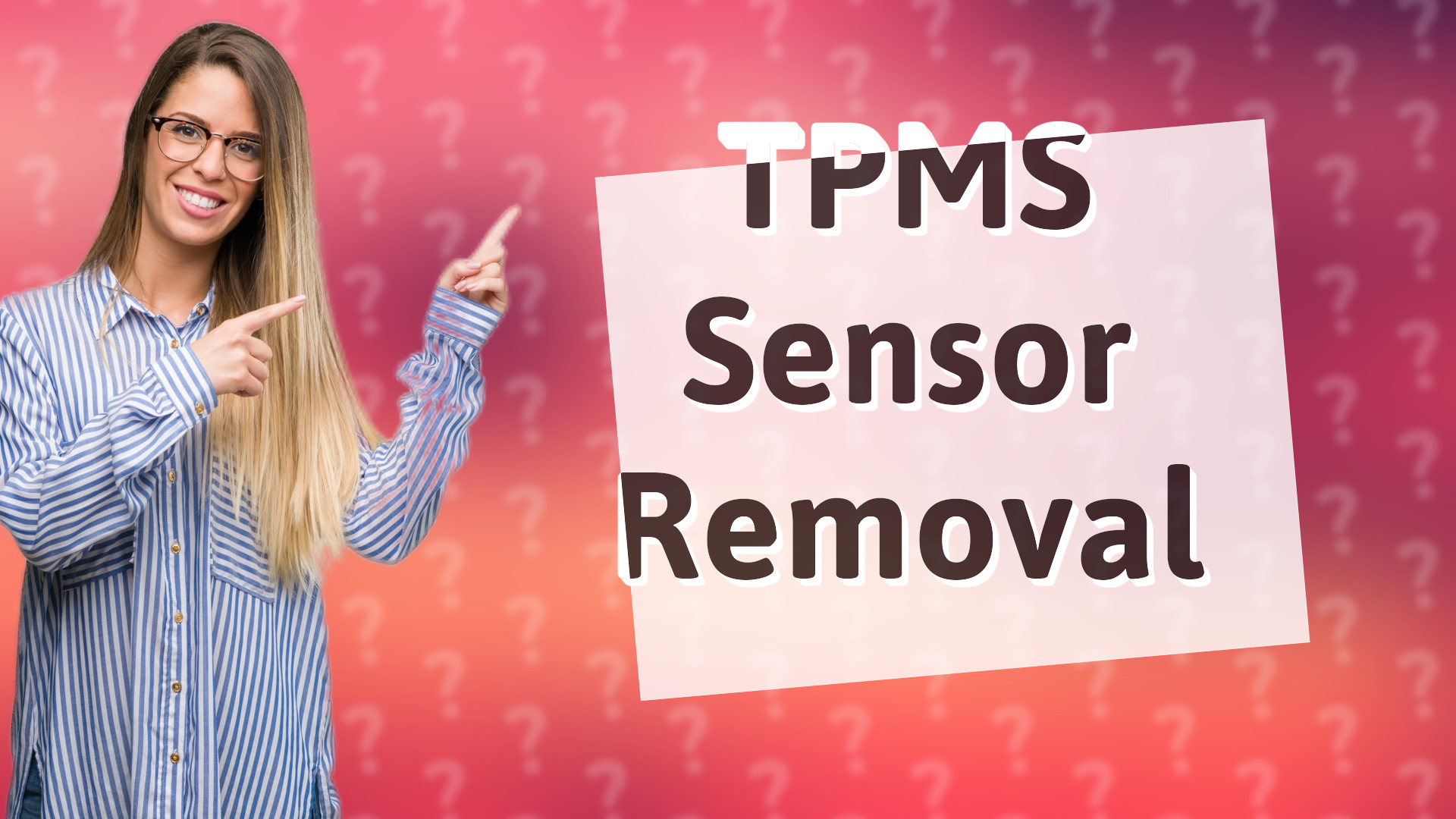 TPMS Sensor Removal