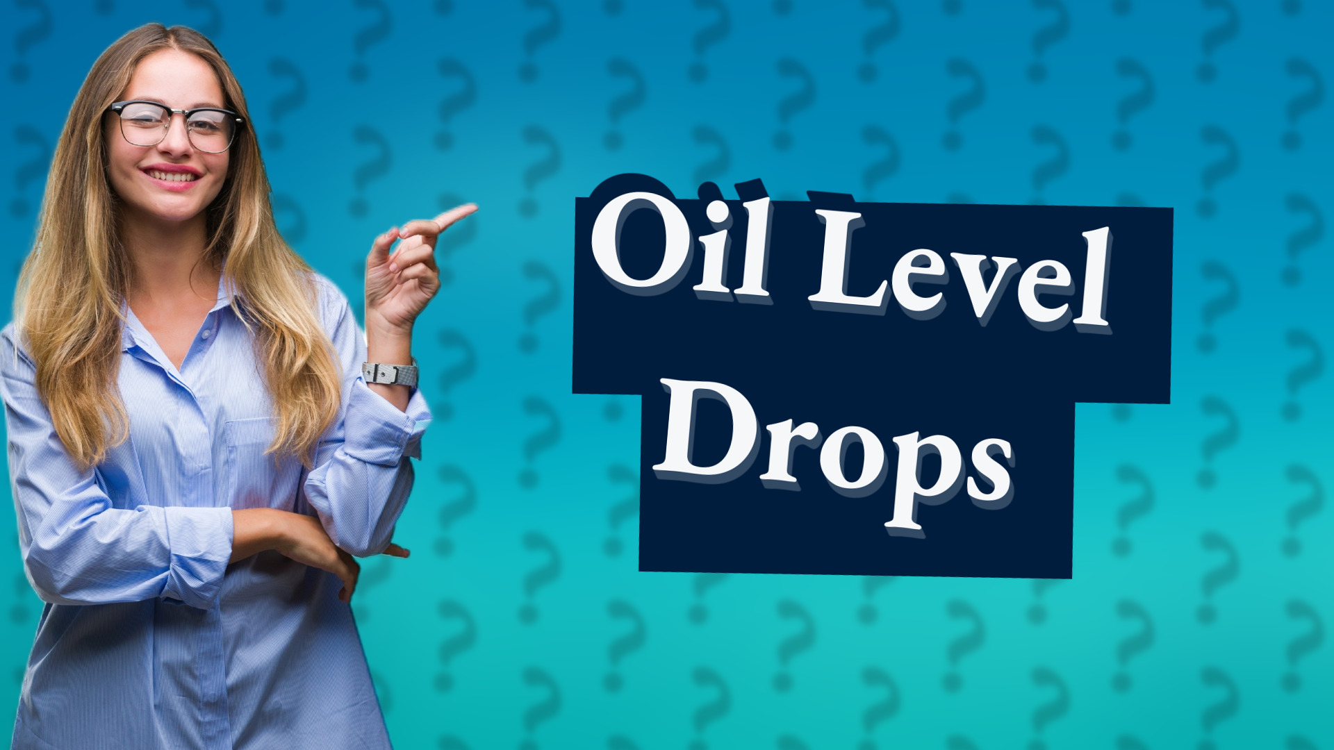 Oil Level Drops