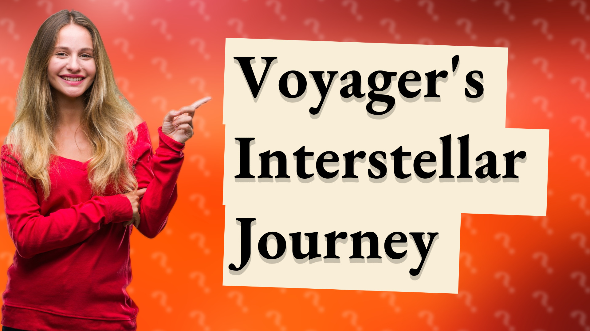 Voyager's Interstellar Journey