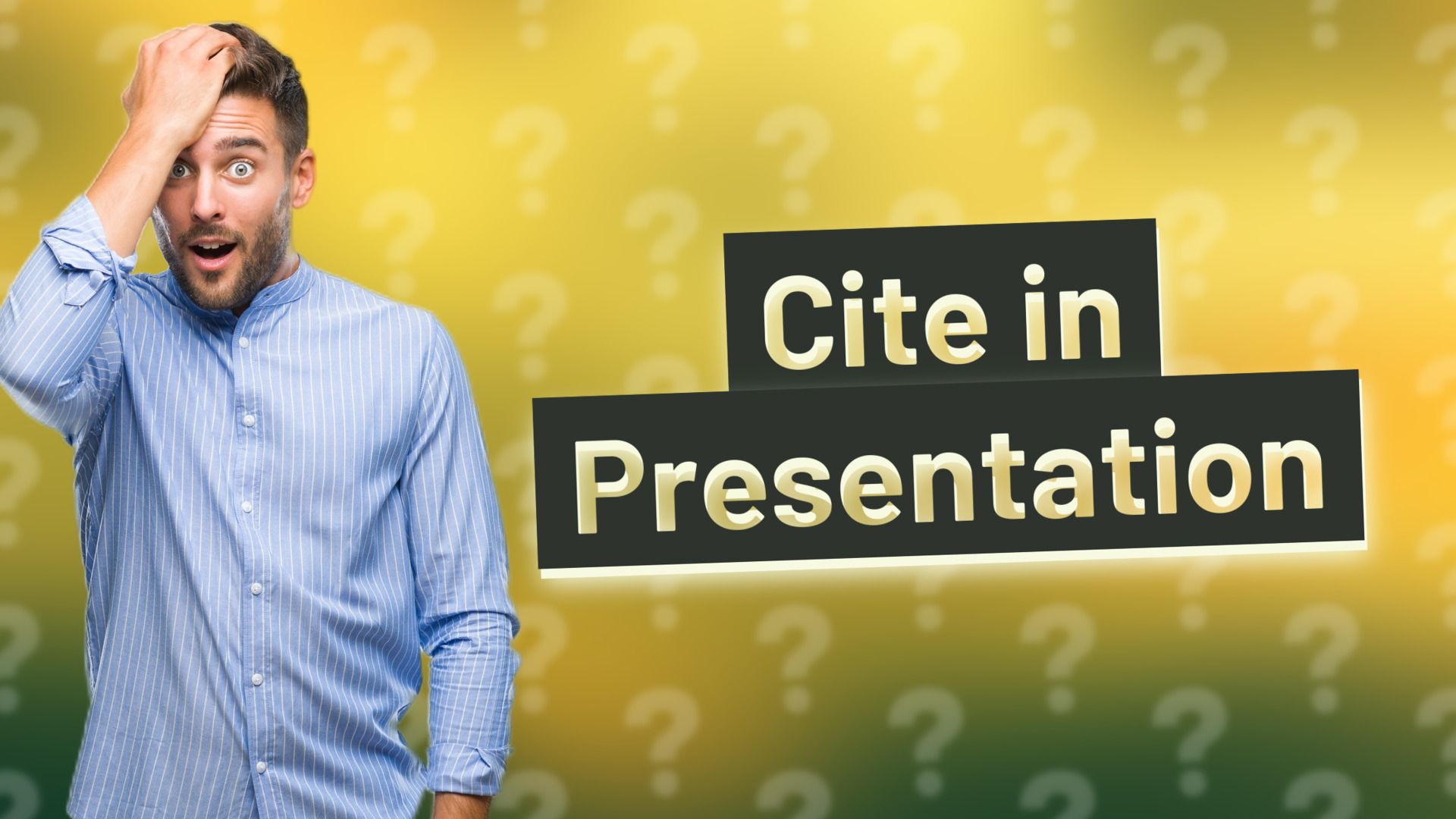 Cite in Presentation