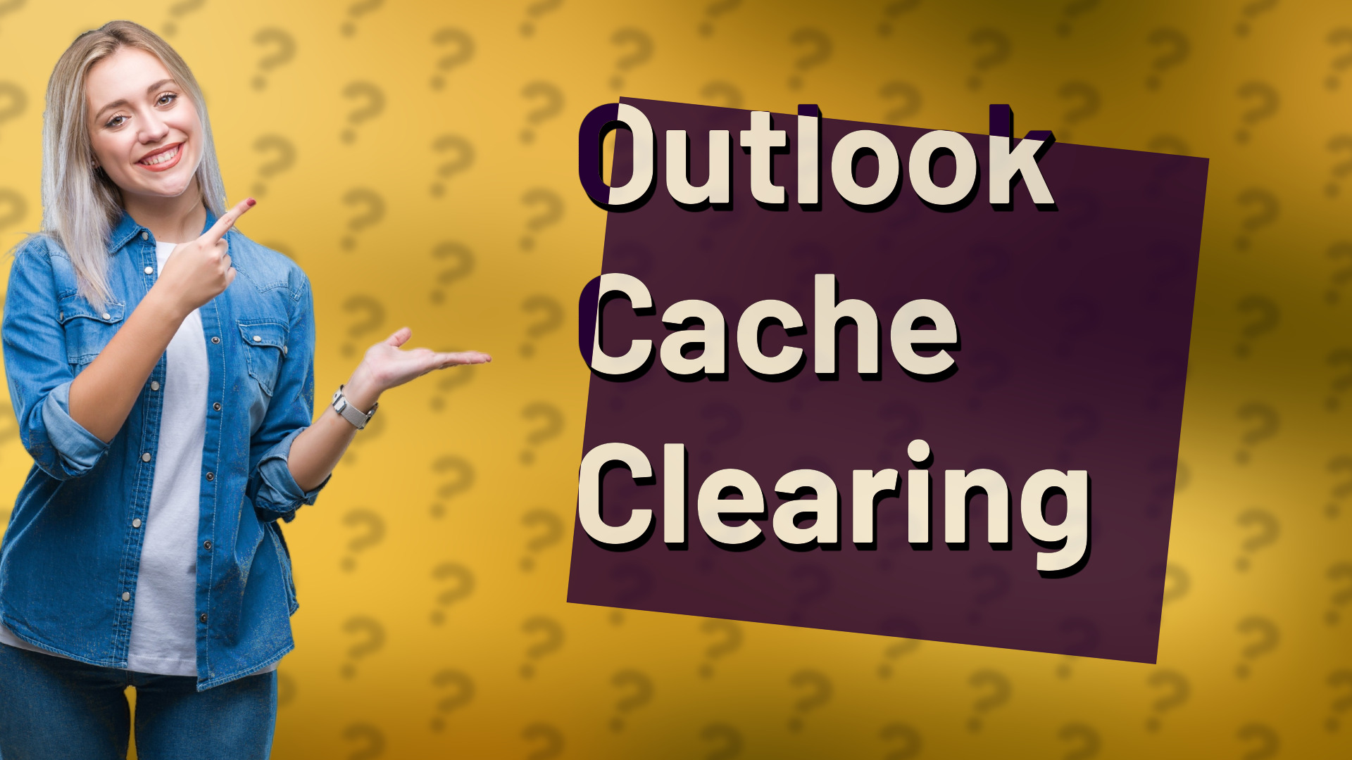 Outlook Cache Clearing