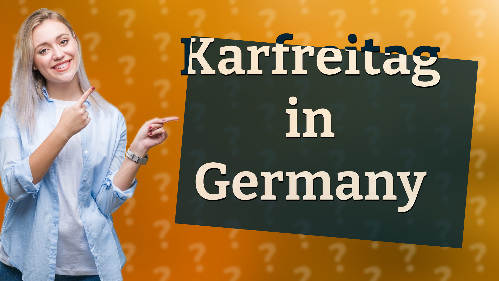 Karfreitag in Germany