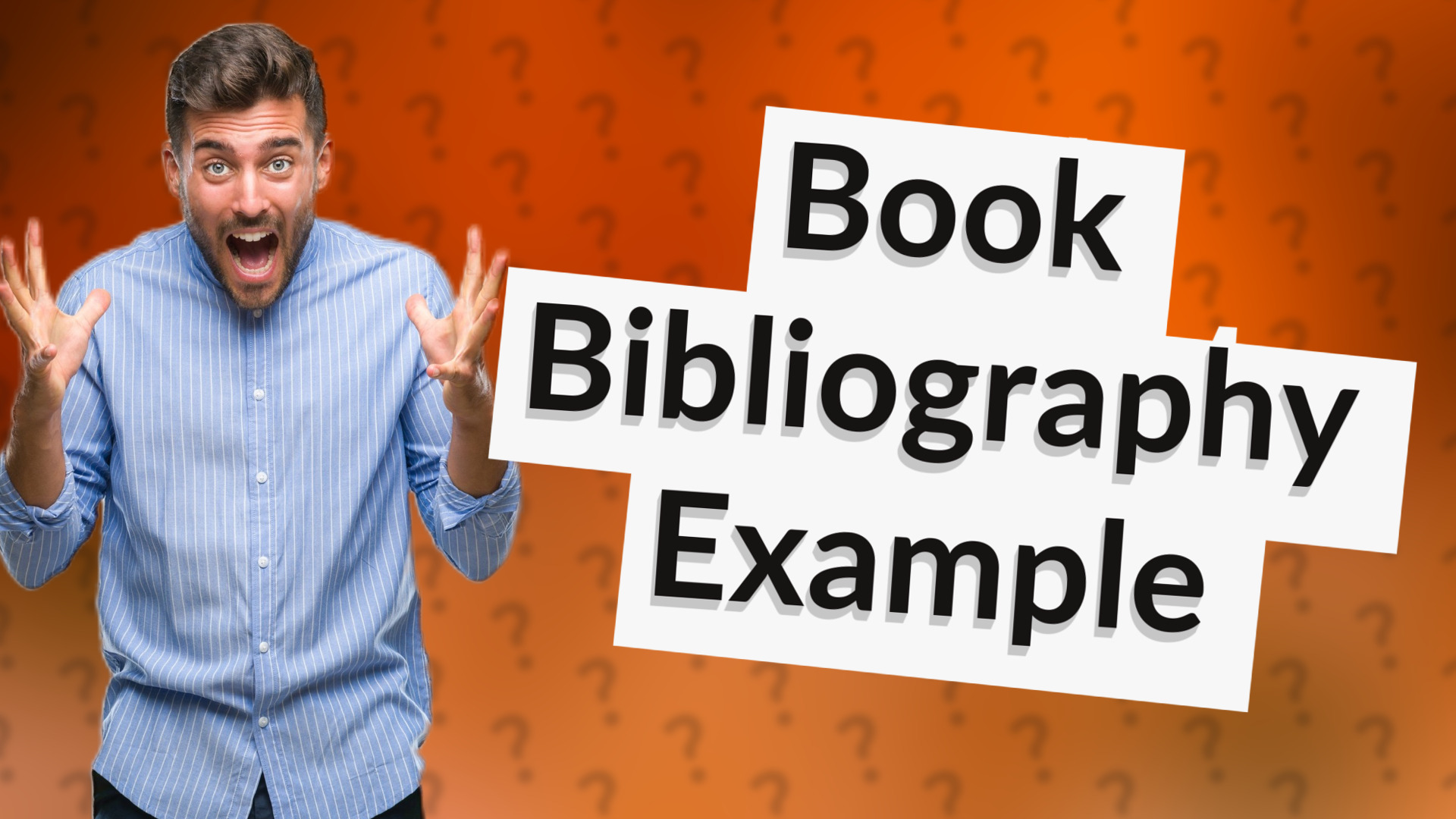 Book Bibliography Example