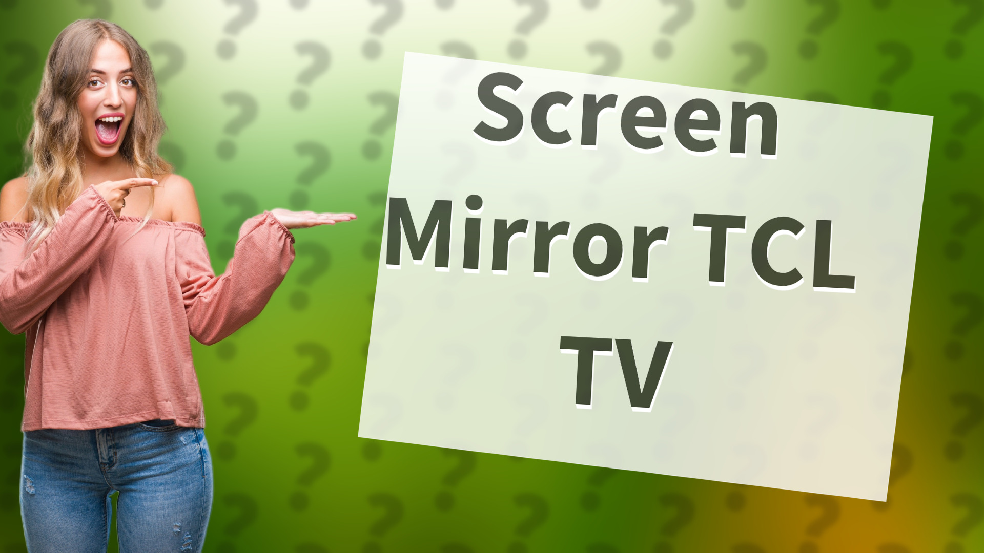 Screen Mirror TCL TV