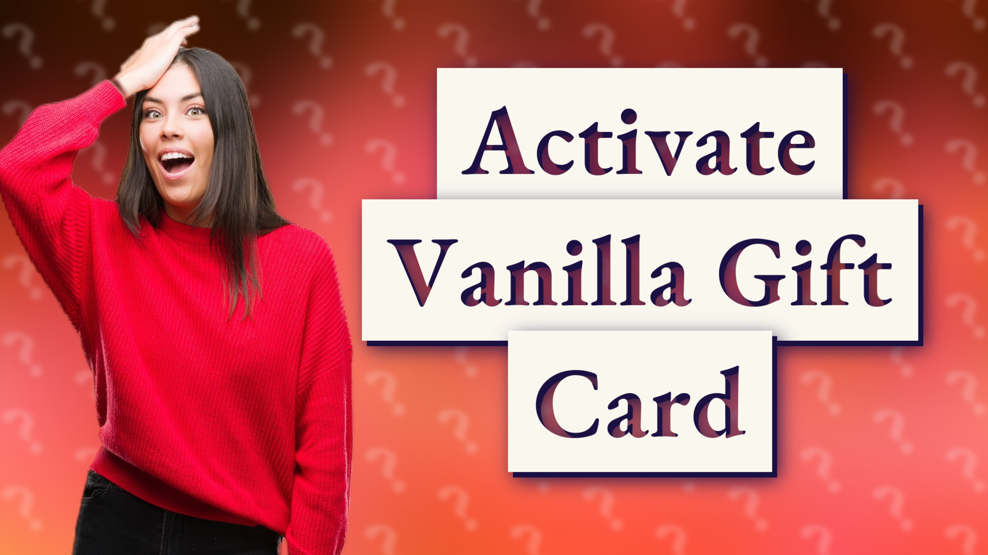 Activate Vanilla Gift Card
