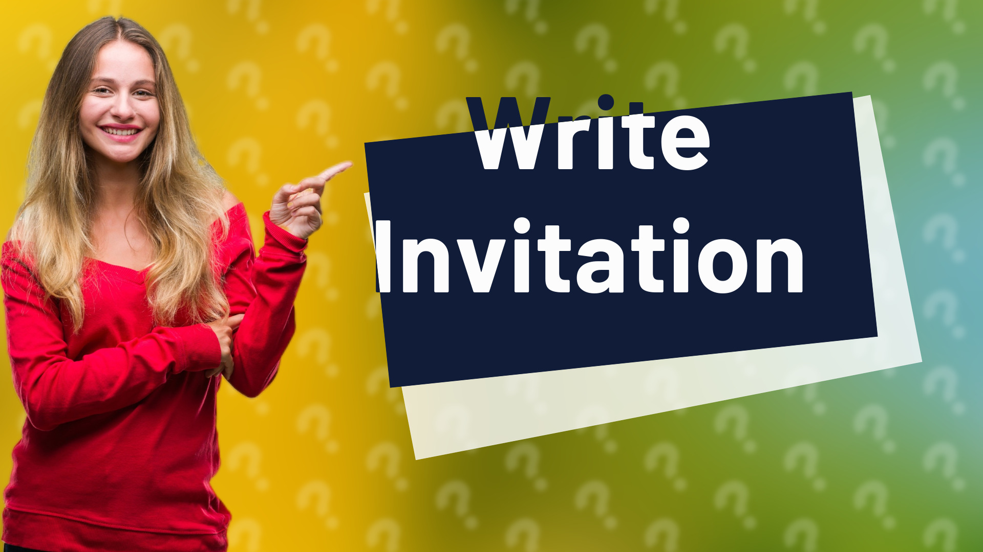 Write Invitation