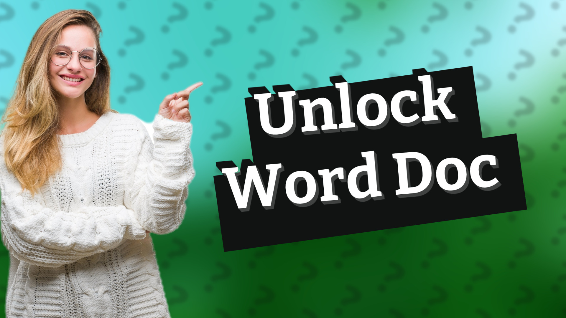Unlock Word Doc