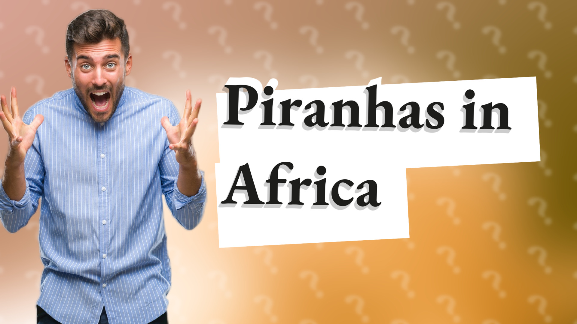 Piranhas in Africa