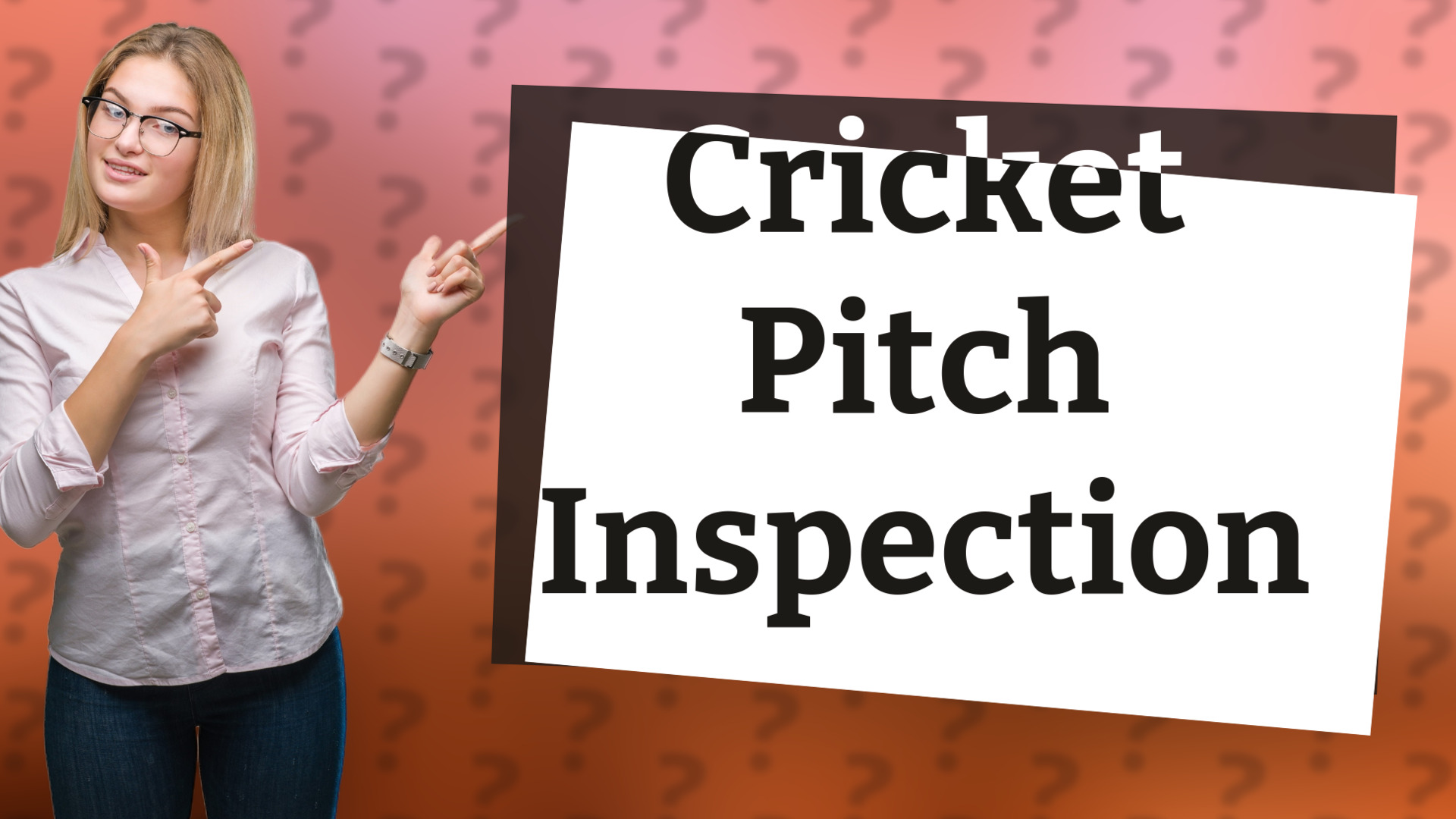 Cricket Pitch Inspection