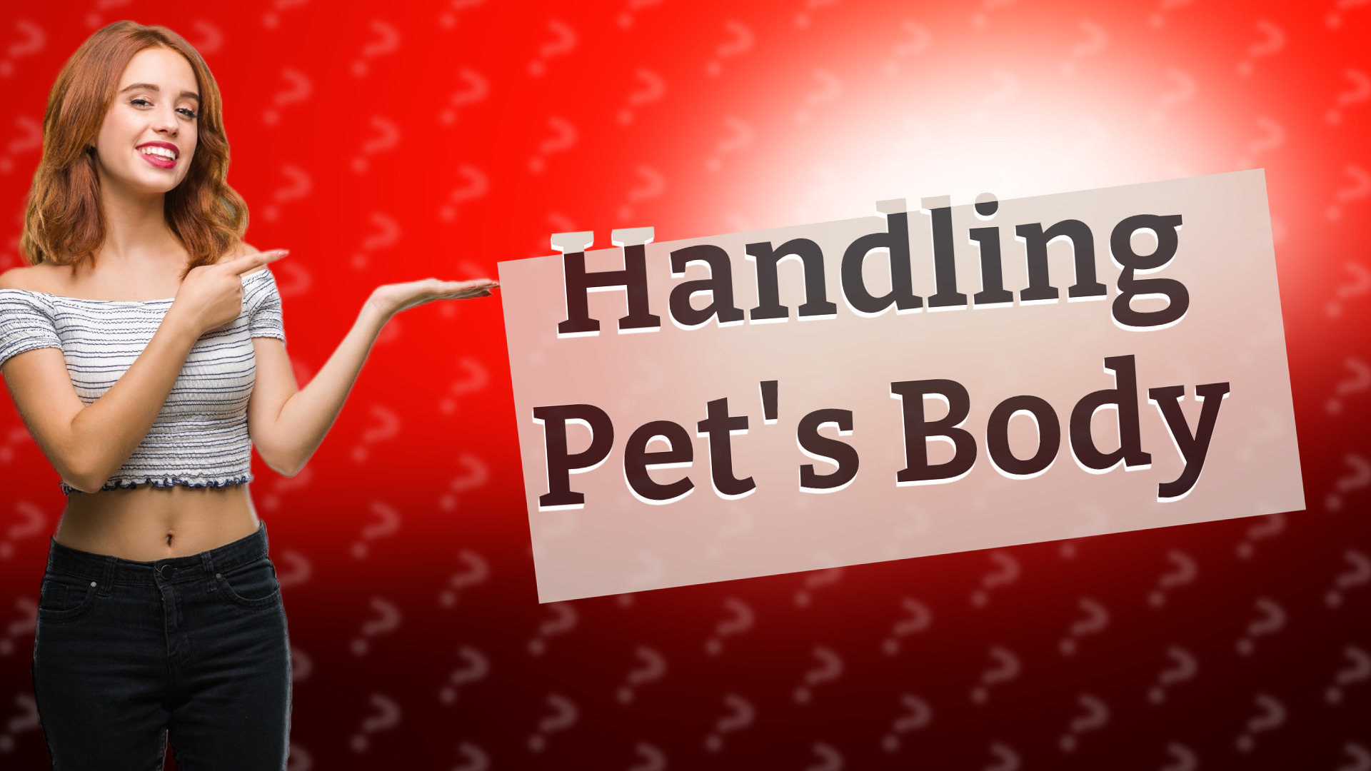 Handling Pet's Body