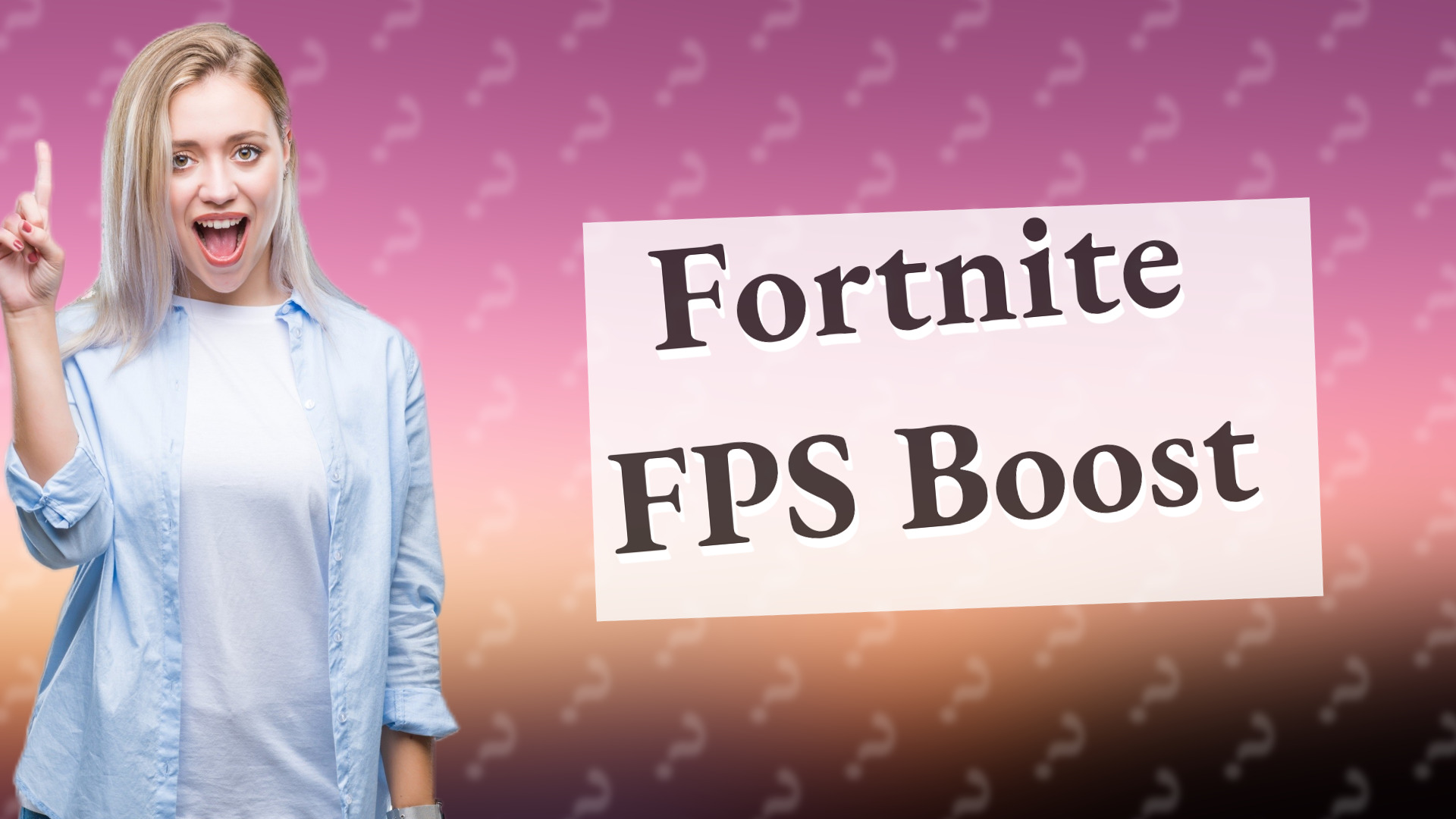 Fortnite FPS Boost