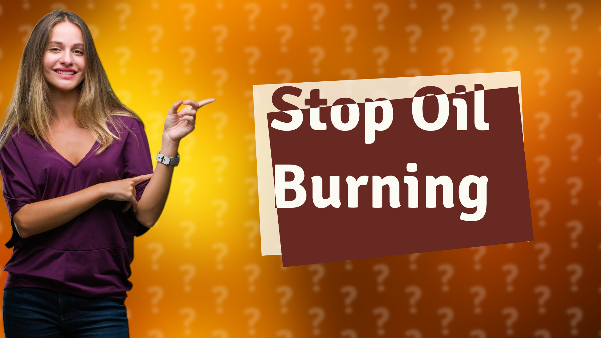 Stop Oil Burning