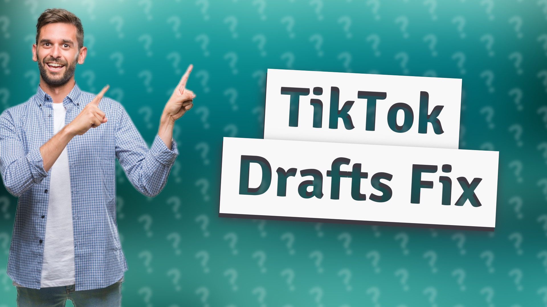 TikTok Drafts Fix