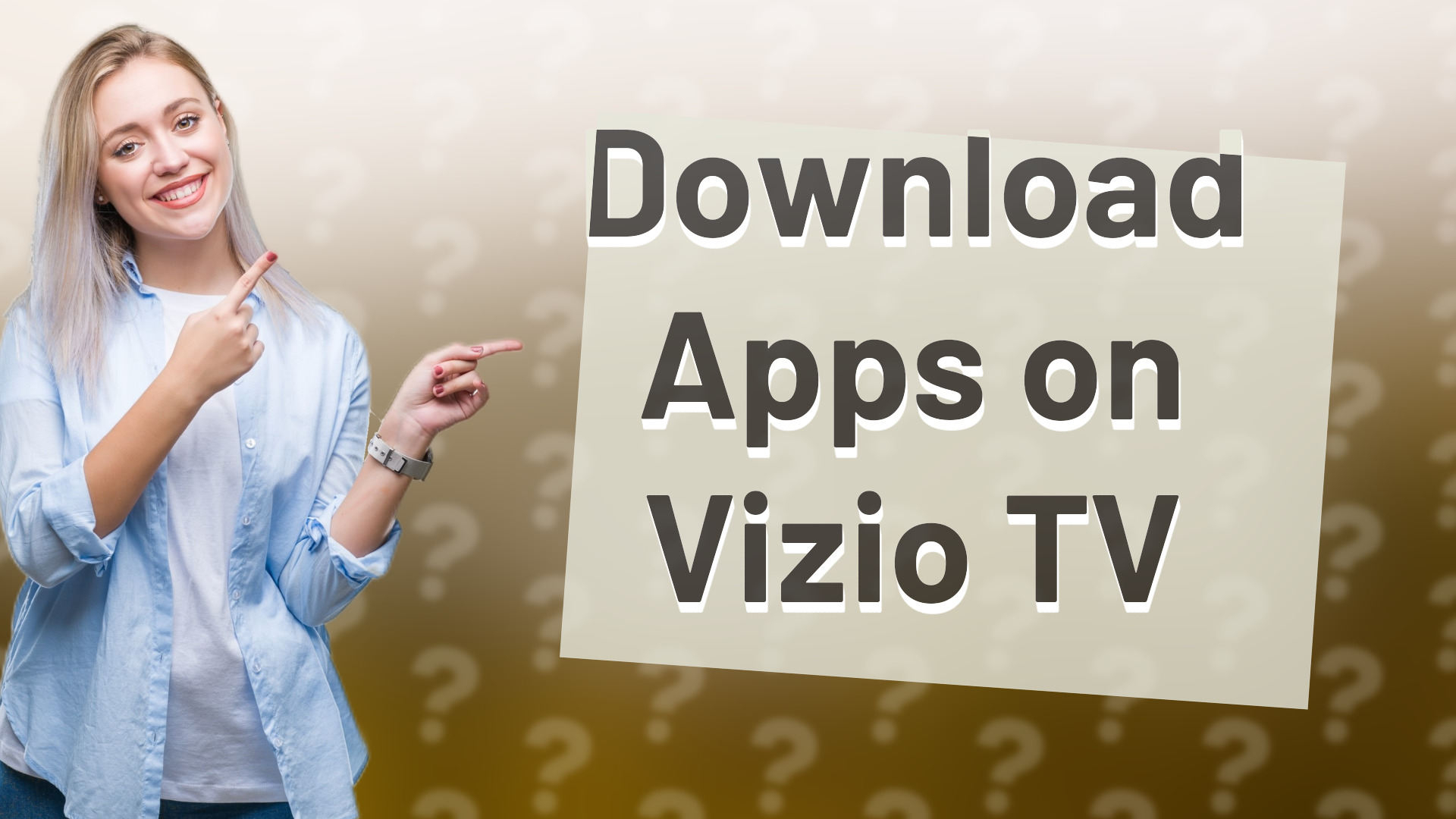 Download Apps on Vizio TV