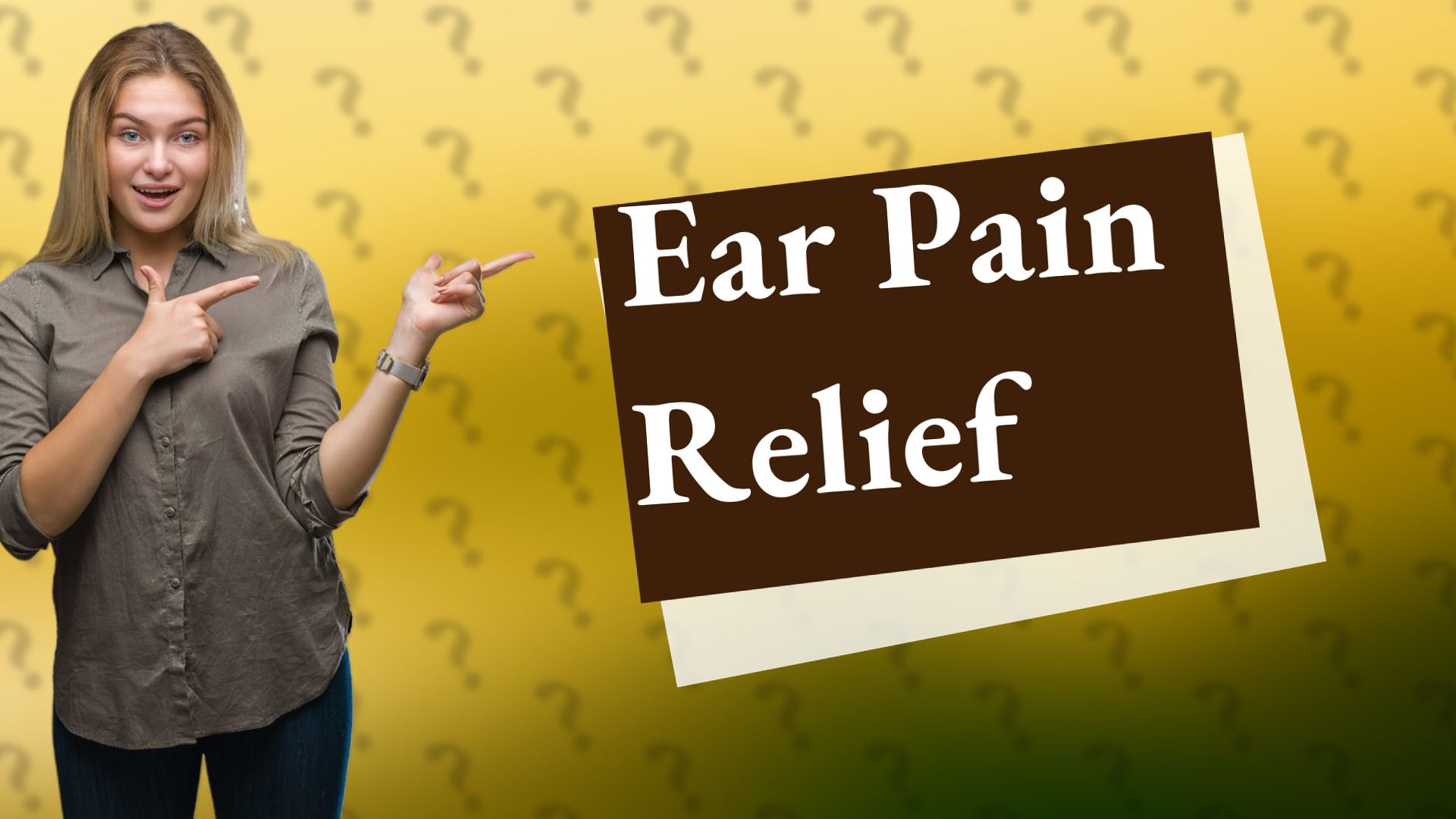 Ear Pain Relief